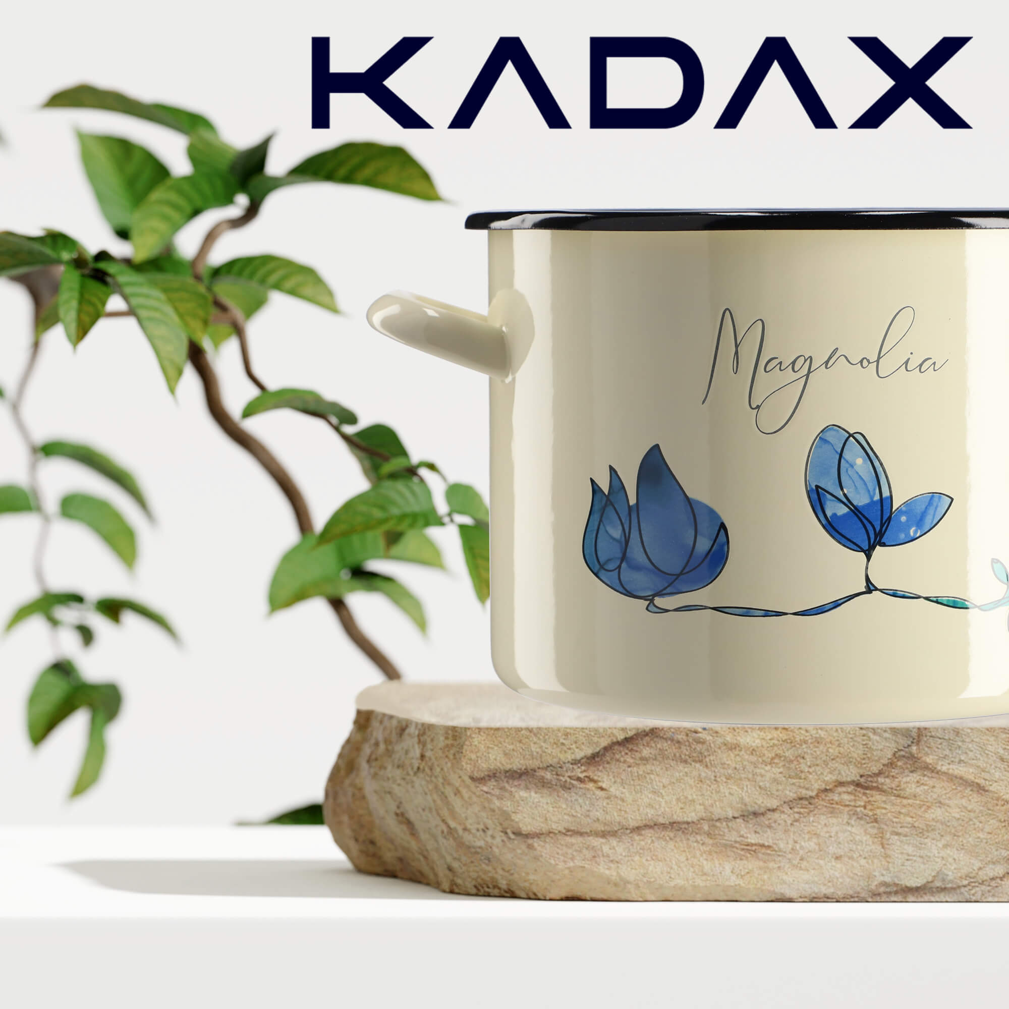 Garnek Emaliowany Luca 3.4L, magnolia