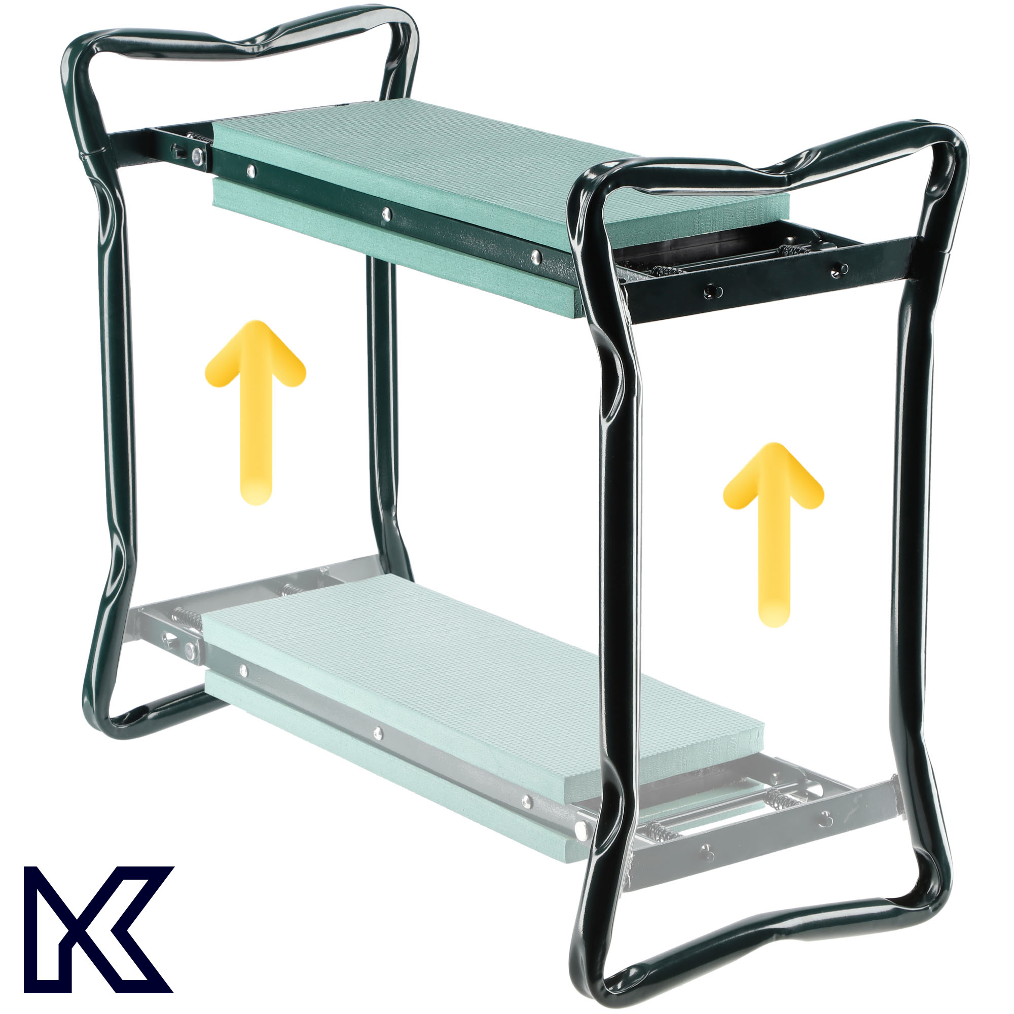 Klęcznik ogrodowy 2w1 Talla zielony