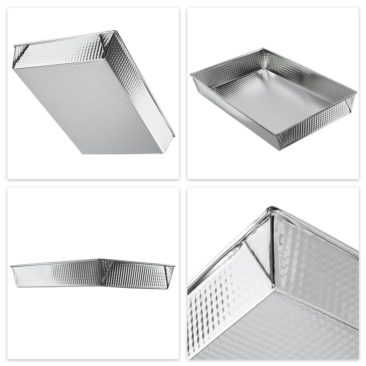 Blacha do pieczenia ciast Imperia 36 x 25 cm, srebrna