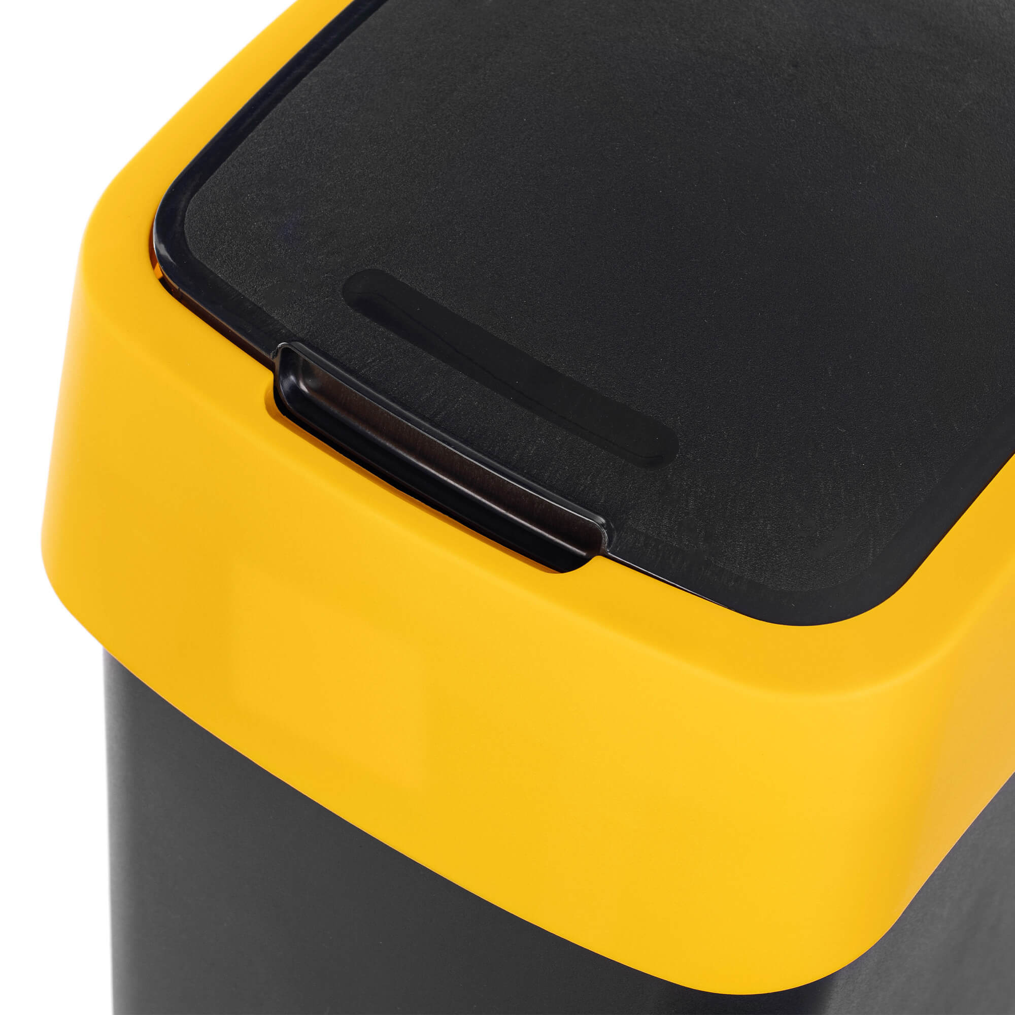 Kosz na śmieci Curver Flip Bin 45L czarno-żółty