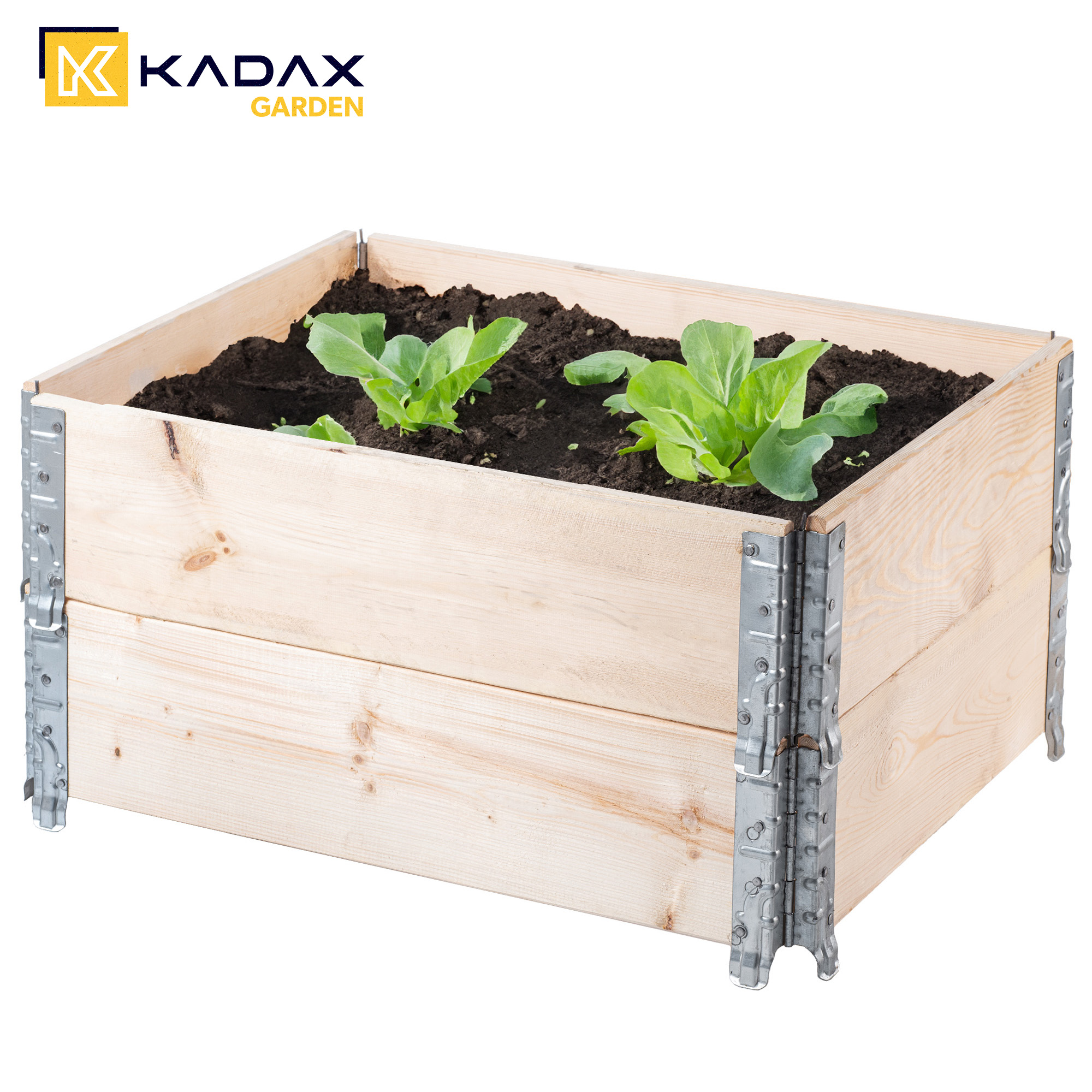 Obrzeże ogrodowe nadstawka paletowa Banari 2 szt. 60x80x20cm