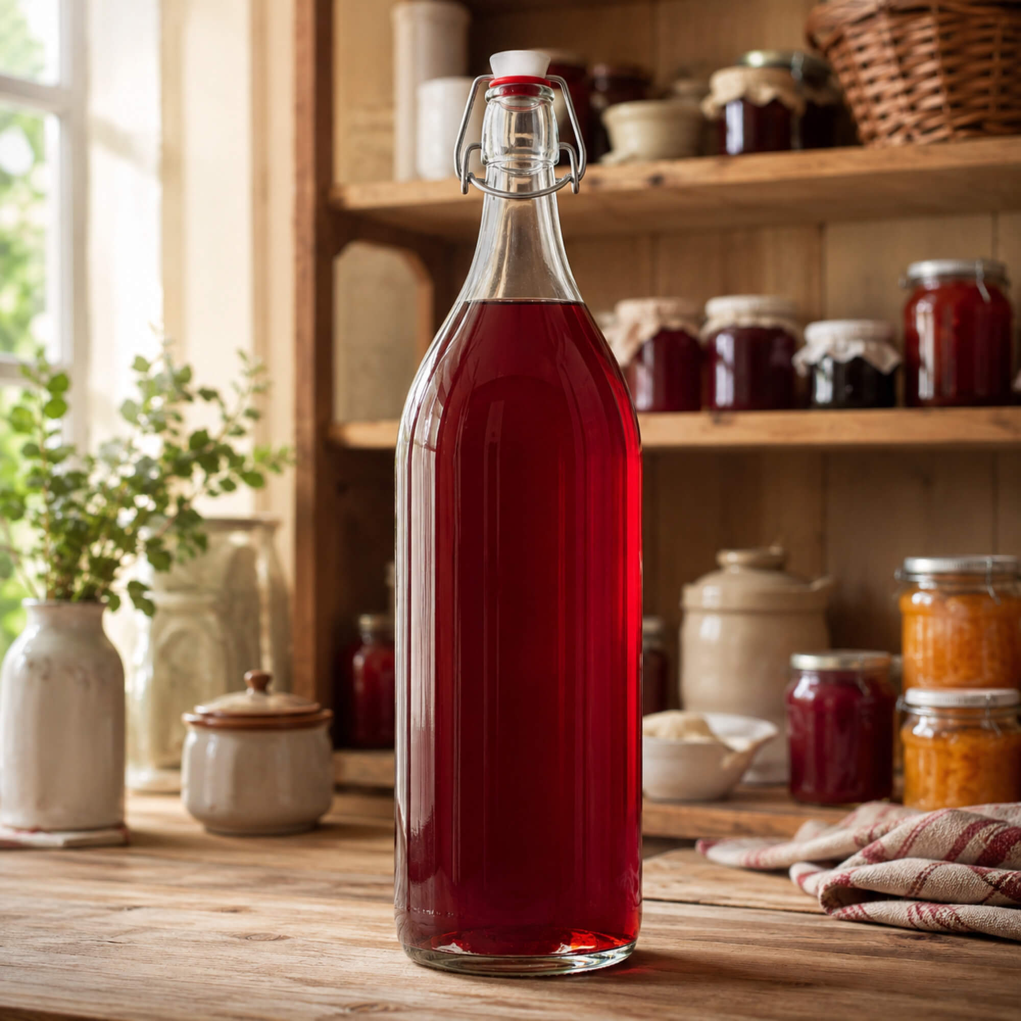 Butelka z korkiem mechanicznym 1,9L