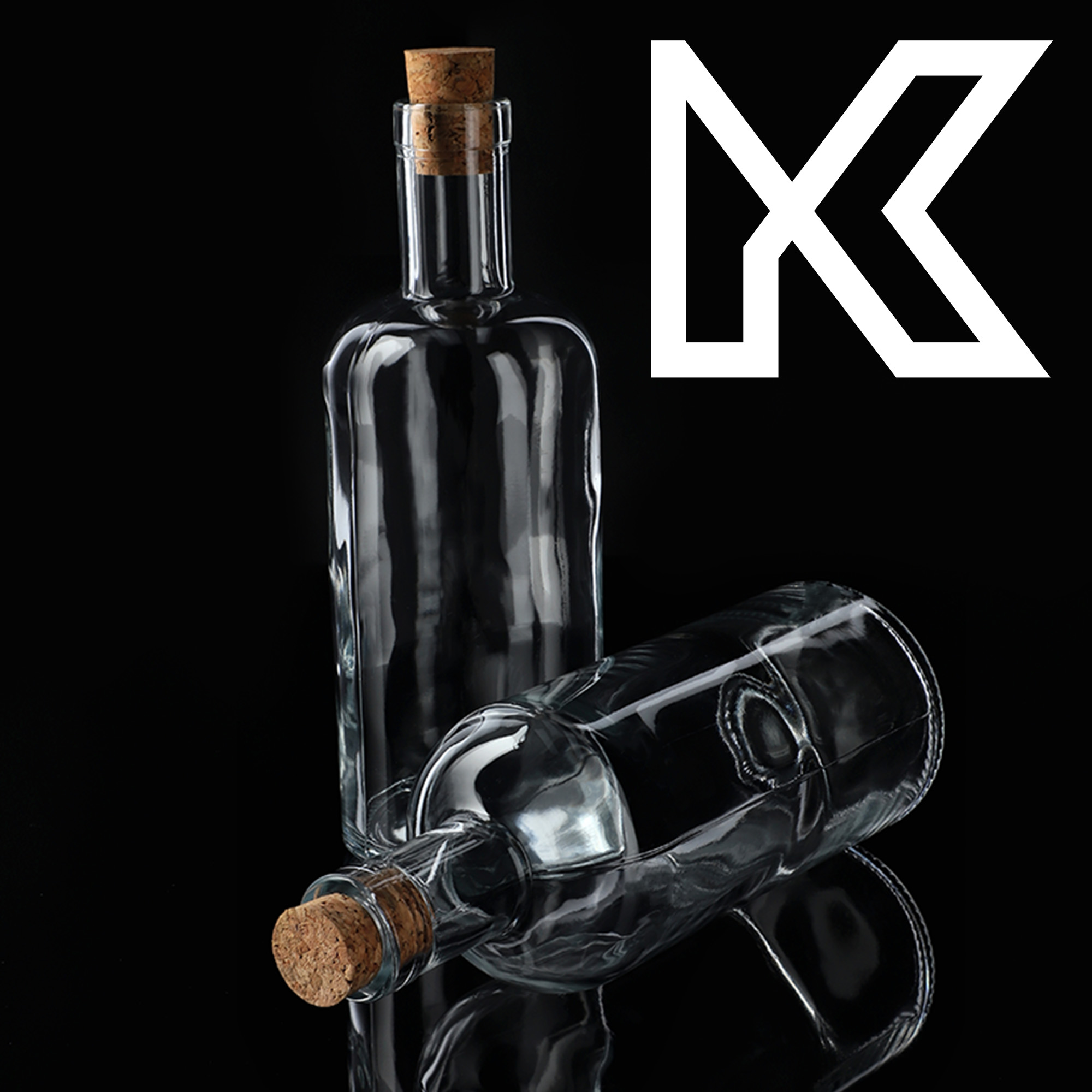 Butelka z korkiem 700 ml, 12 szt.