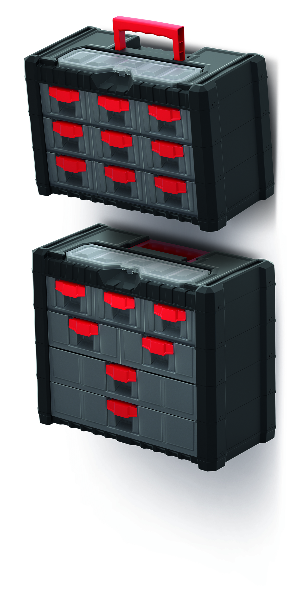 KISTENBERG Organizer narzędziowy Multicase Cargo 401 - KMC401 - czarny
