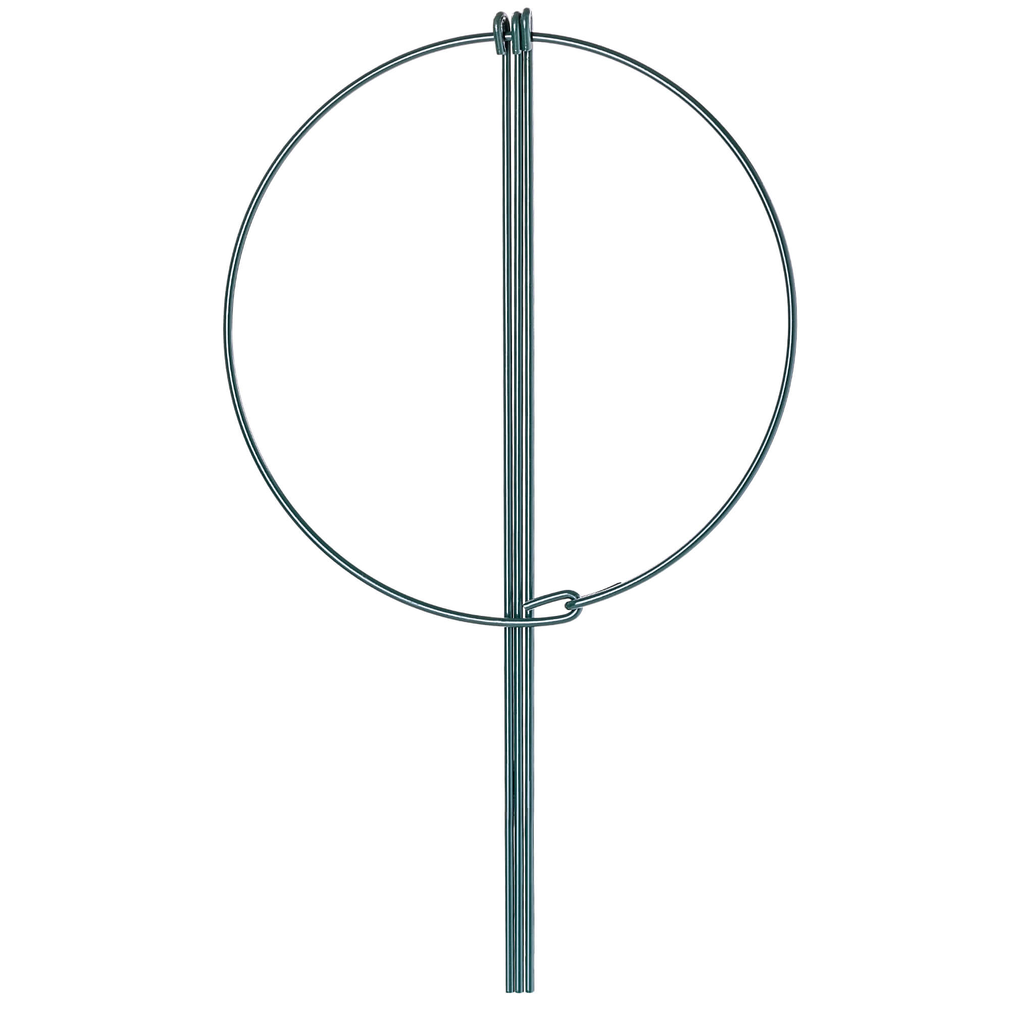 Podpora ogrodowa Mahet okrągła 60 cm stalowa zielona 12 szt.