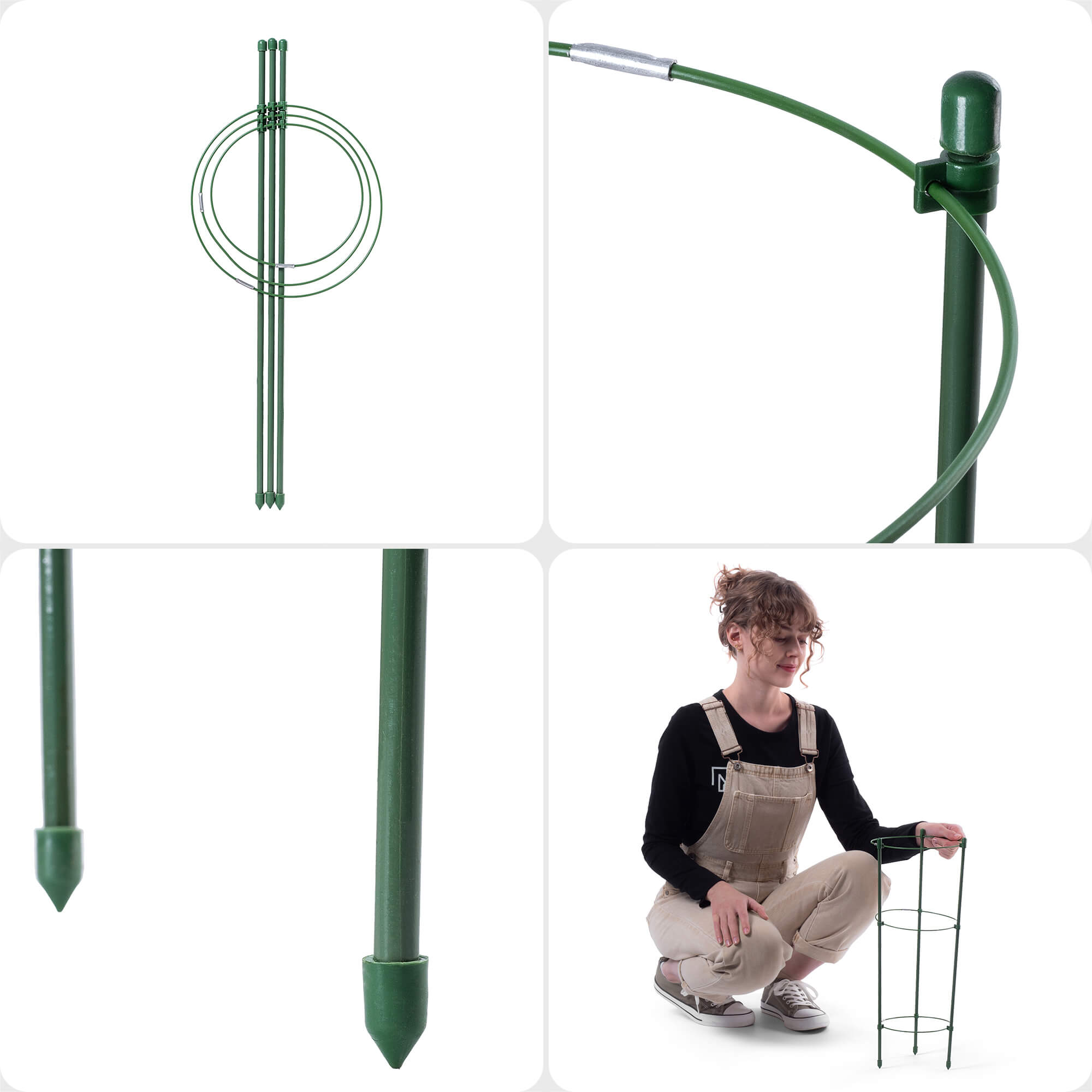 Podpora pierścieniowa do roślin Bodiel 45 cm 6 szt.