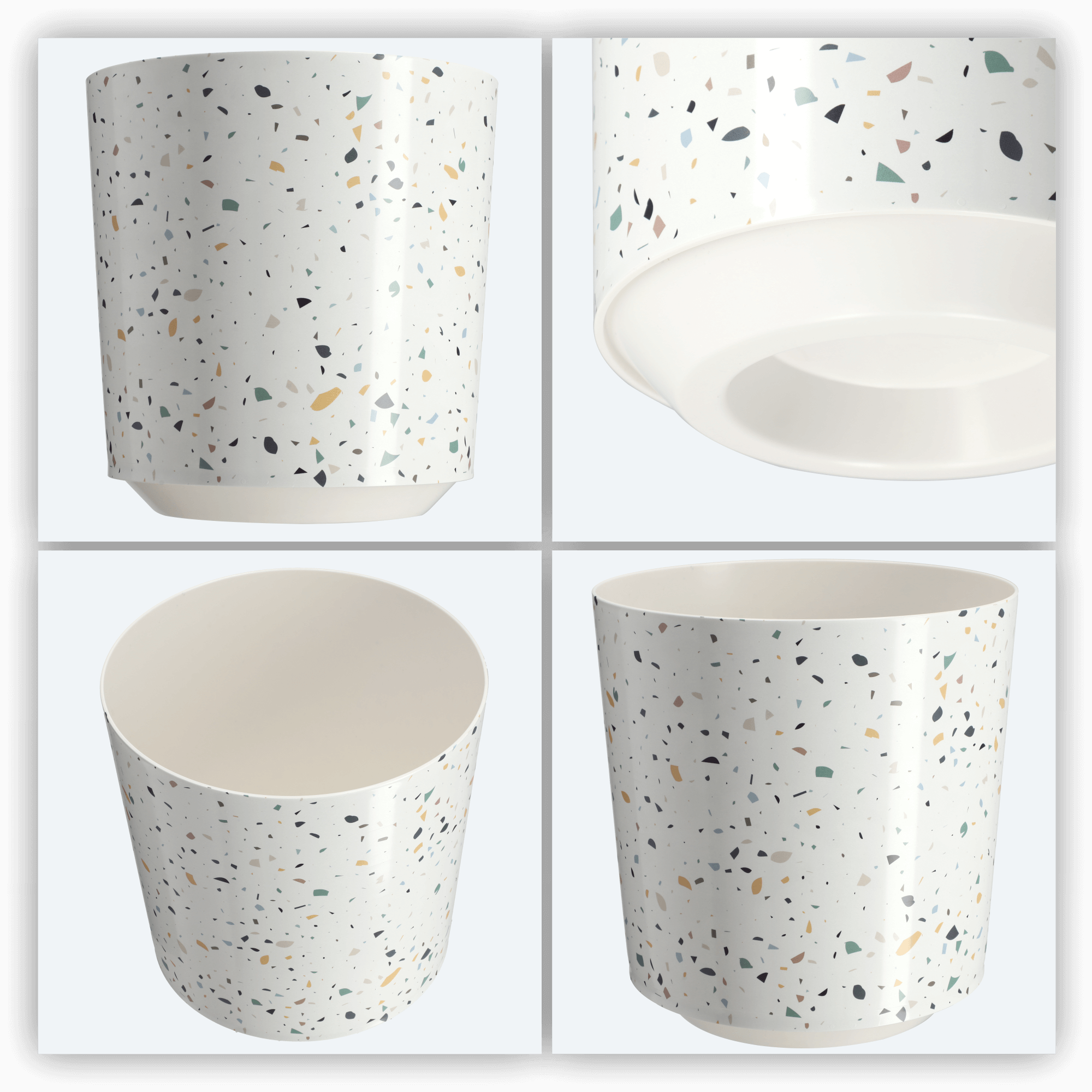 Osłonka na doniczkę Belvi 25 cm, wielokolorowa