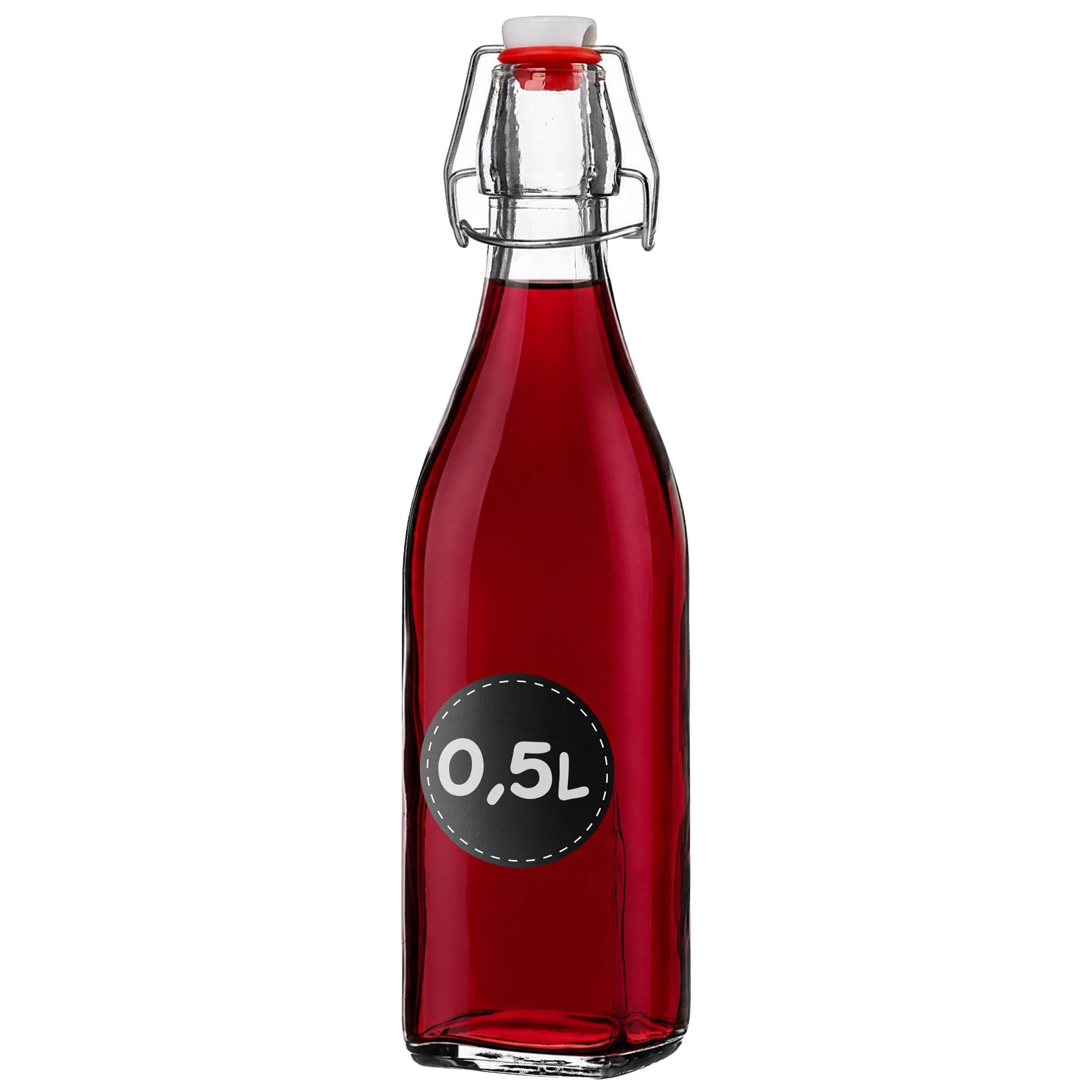 Szklana butelka z korkiem Tore 500 ml