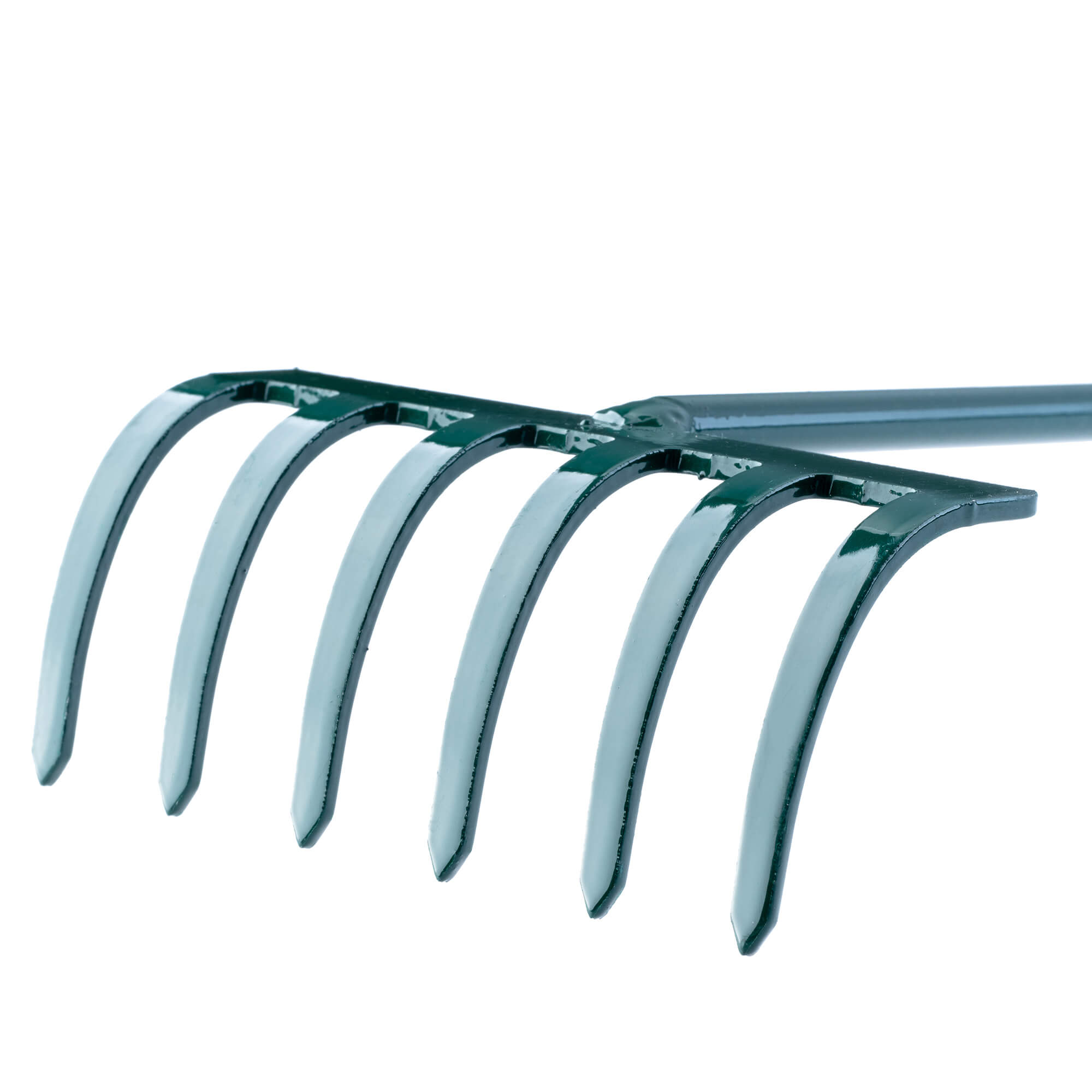 Grabki ogrodowe 6-zębne 60 x 11 cm, zielone