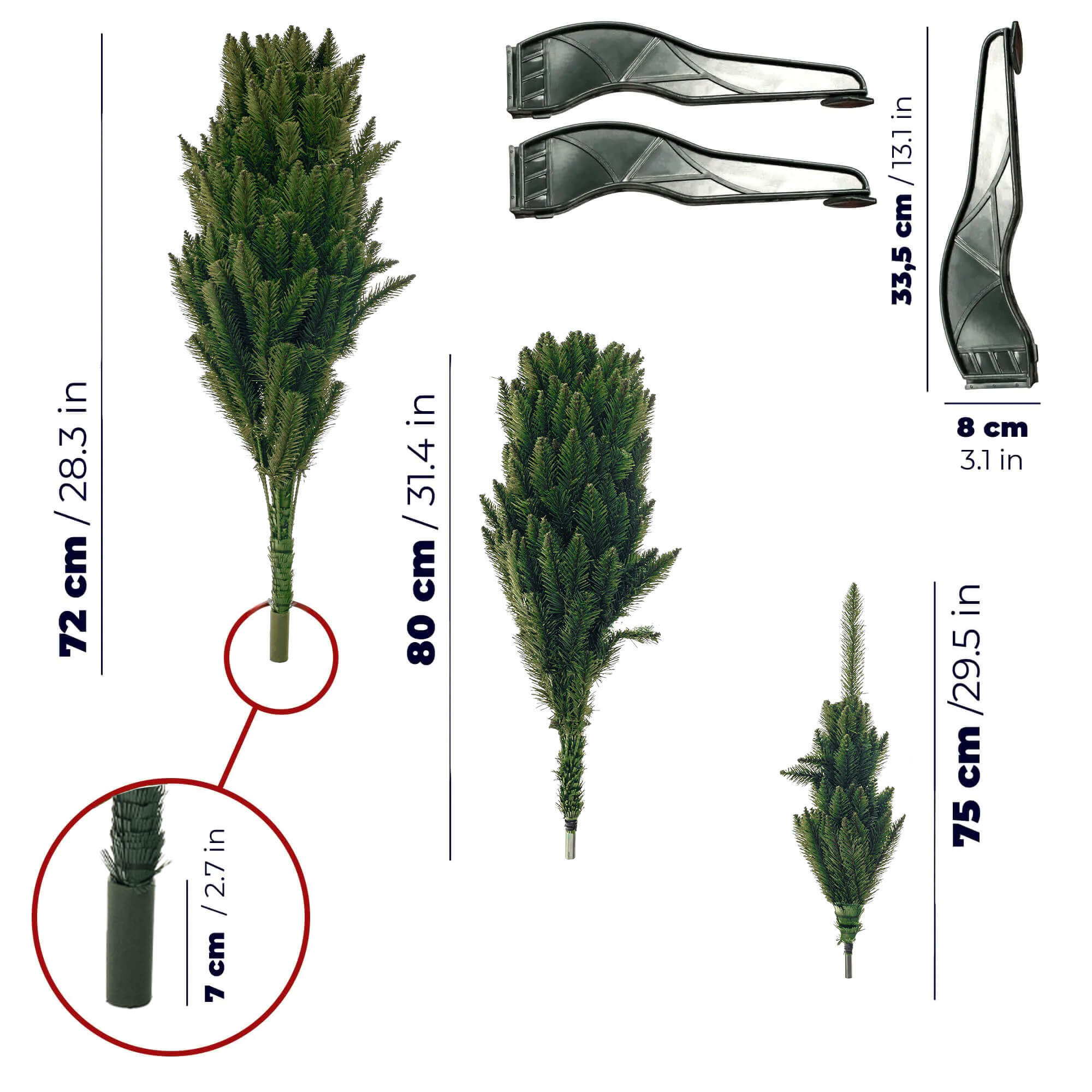 Choinka sztuczna Marou świerk kaukaski 180 cm