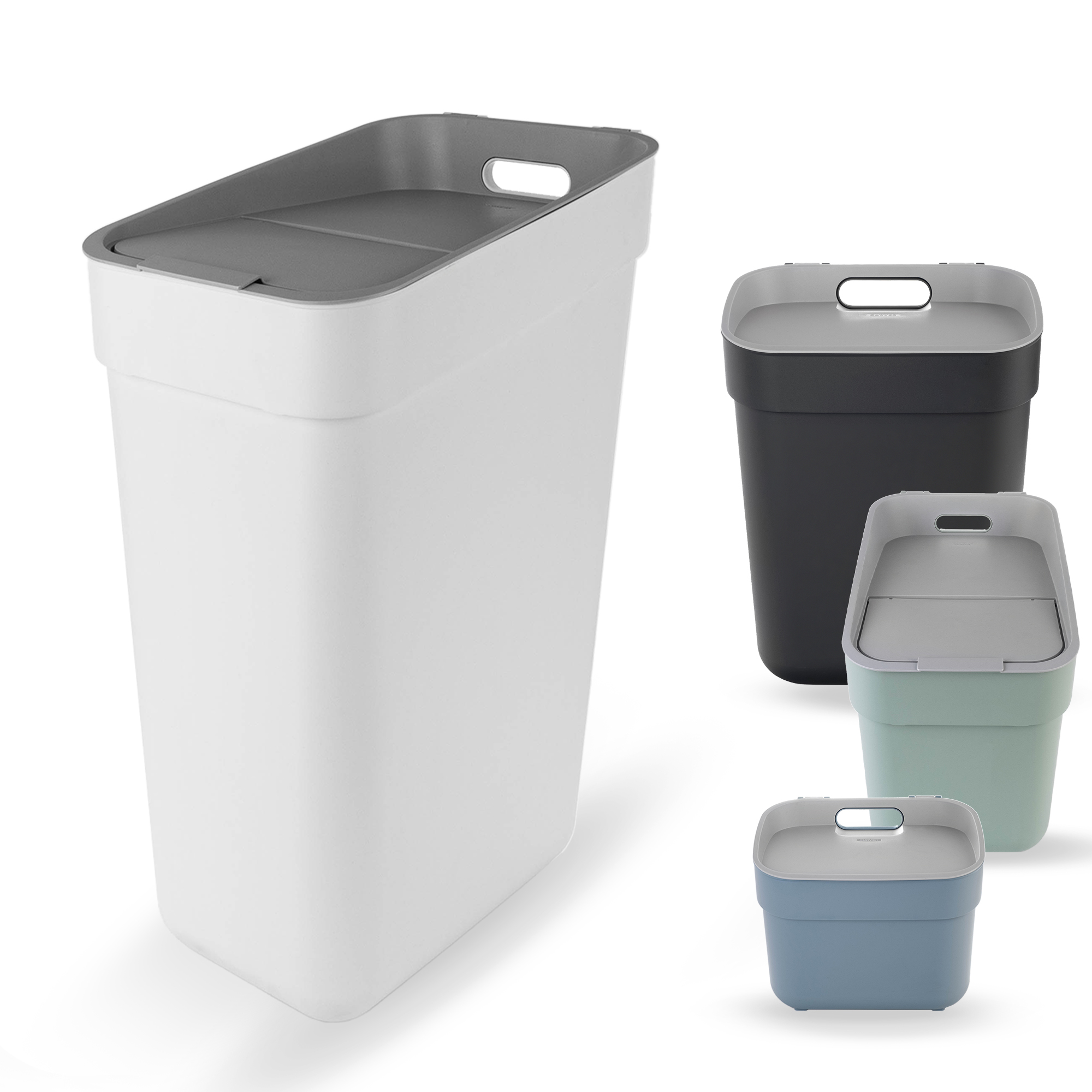 Kosz do segregacji śmieci Curver Ready to Collect 30L biały