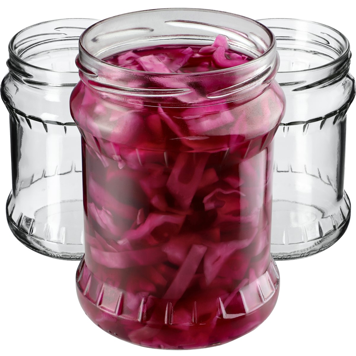 Słoiki na przetwory Kisko 500ml fi 82 mm 8szt + wieczko Bolesławiec