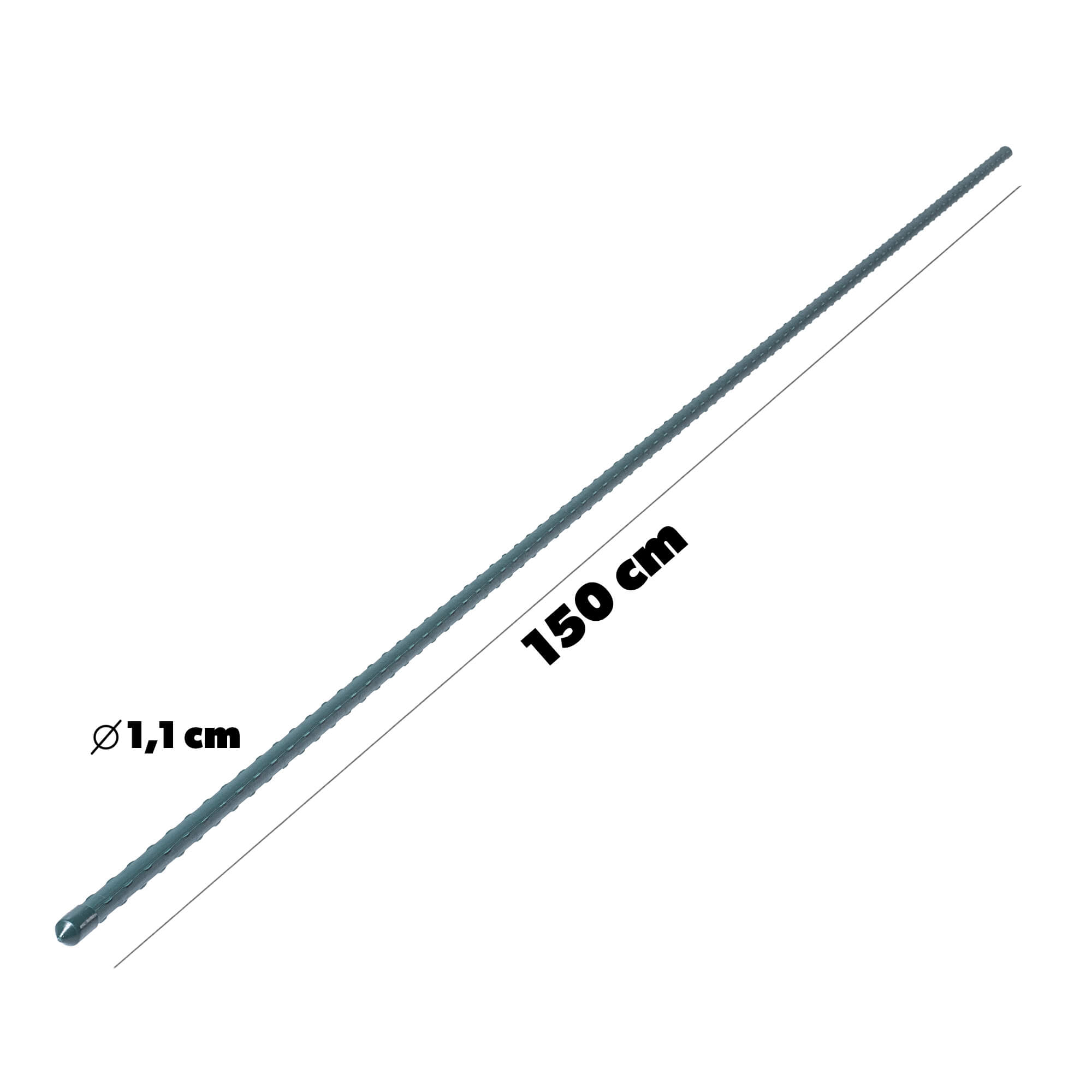 Podpora ogrodowa tyczka do roślin Trang 150cm 11mm 10szt