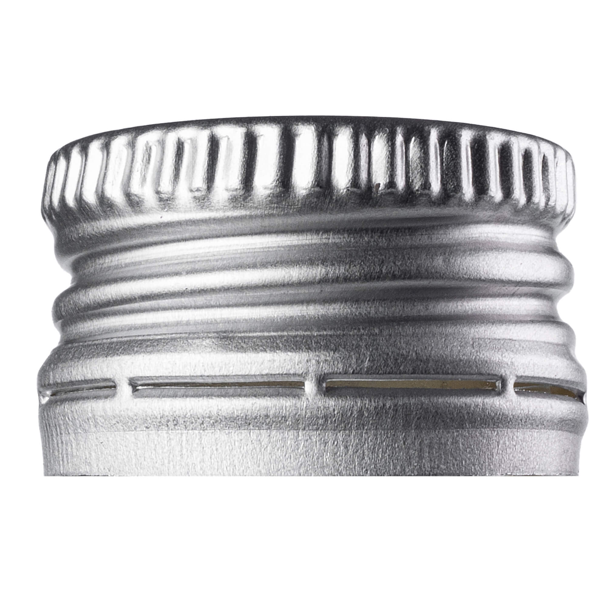 Aluminiowa zakrętka do butelek Annot fi 28mm srebrna 50 szt.