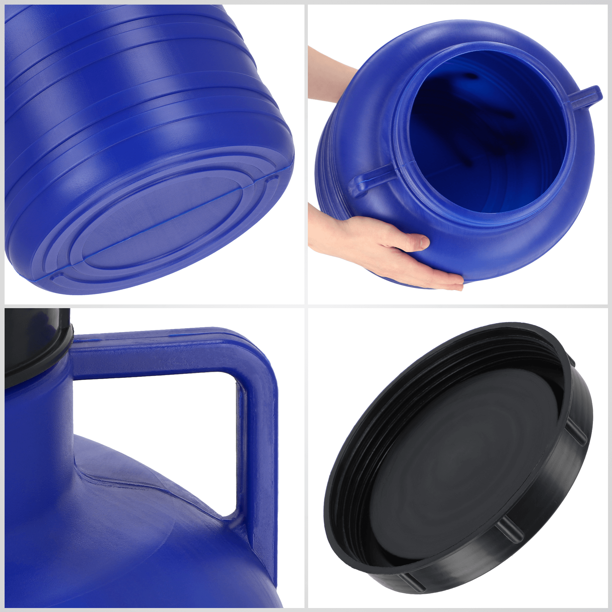 Plastikowa beczka do kiszenia Odda 30L, niebieska