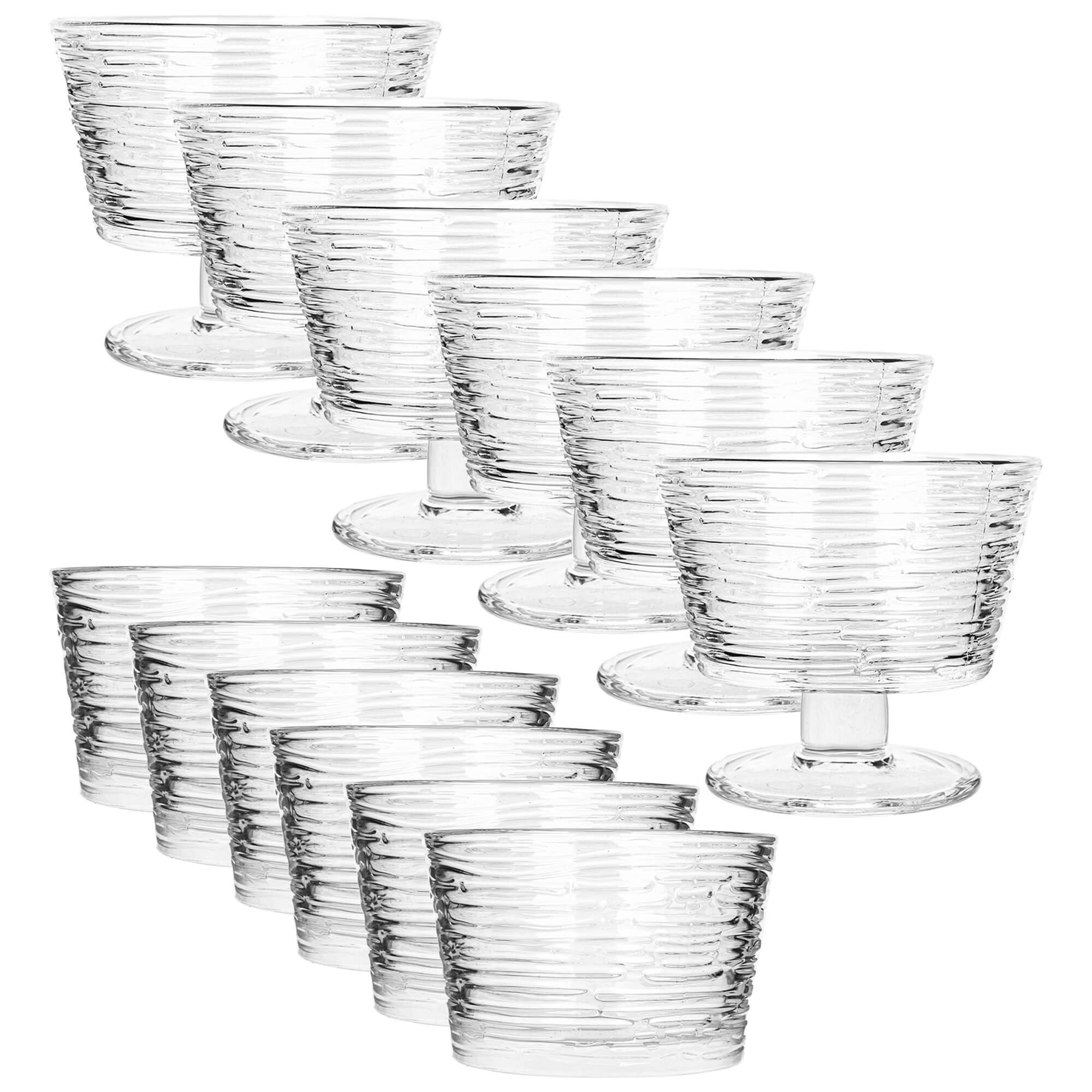 Pucharek do lodów Torza 290ml wzór kora 12 szt.