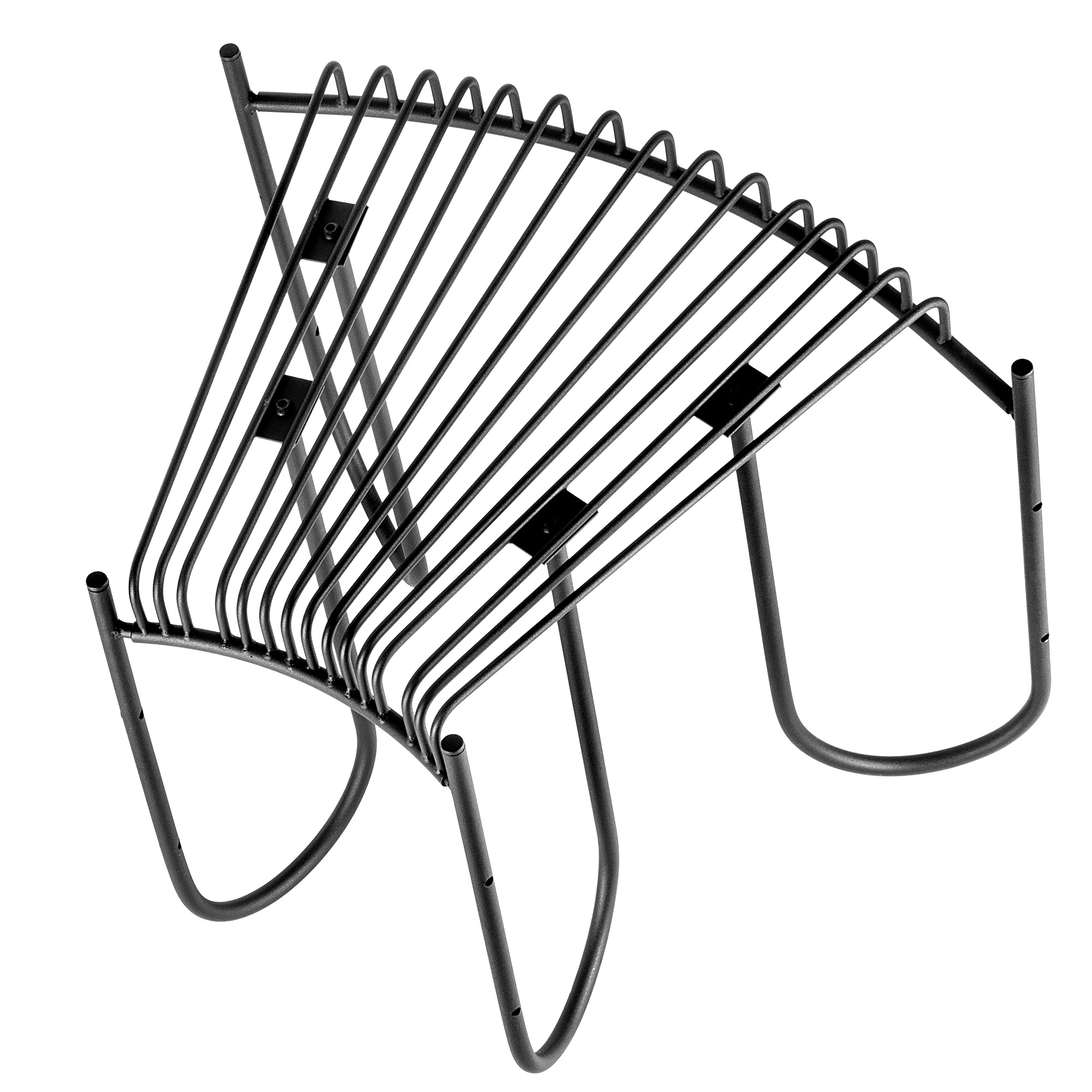 Ławka narożna Ruste 61 x 45 cm, czarna