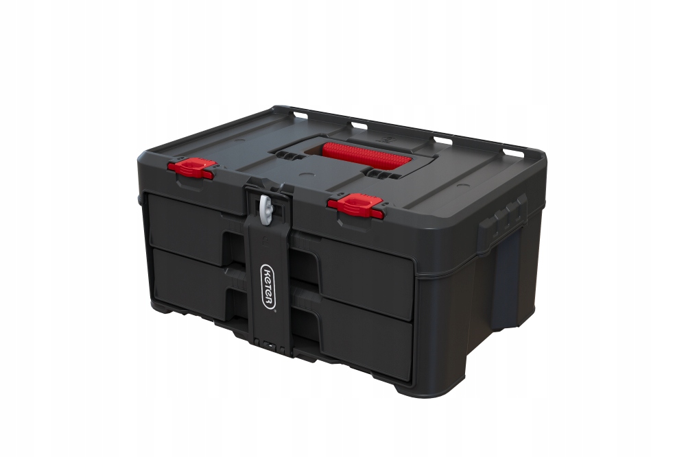 Skrzynka z 2 szufladami Keter Stack 'N' Roll 37,1L