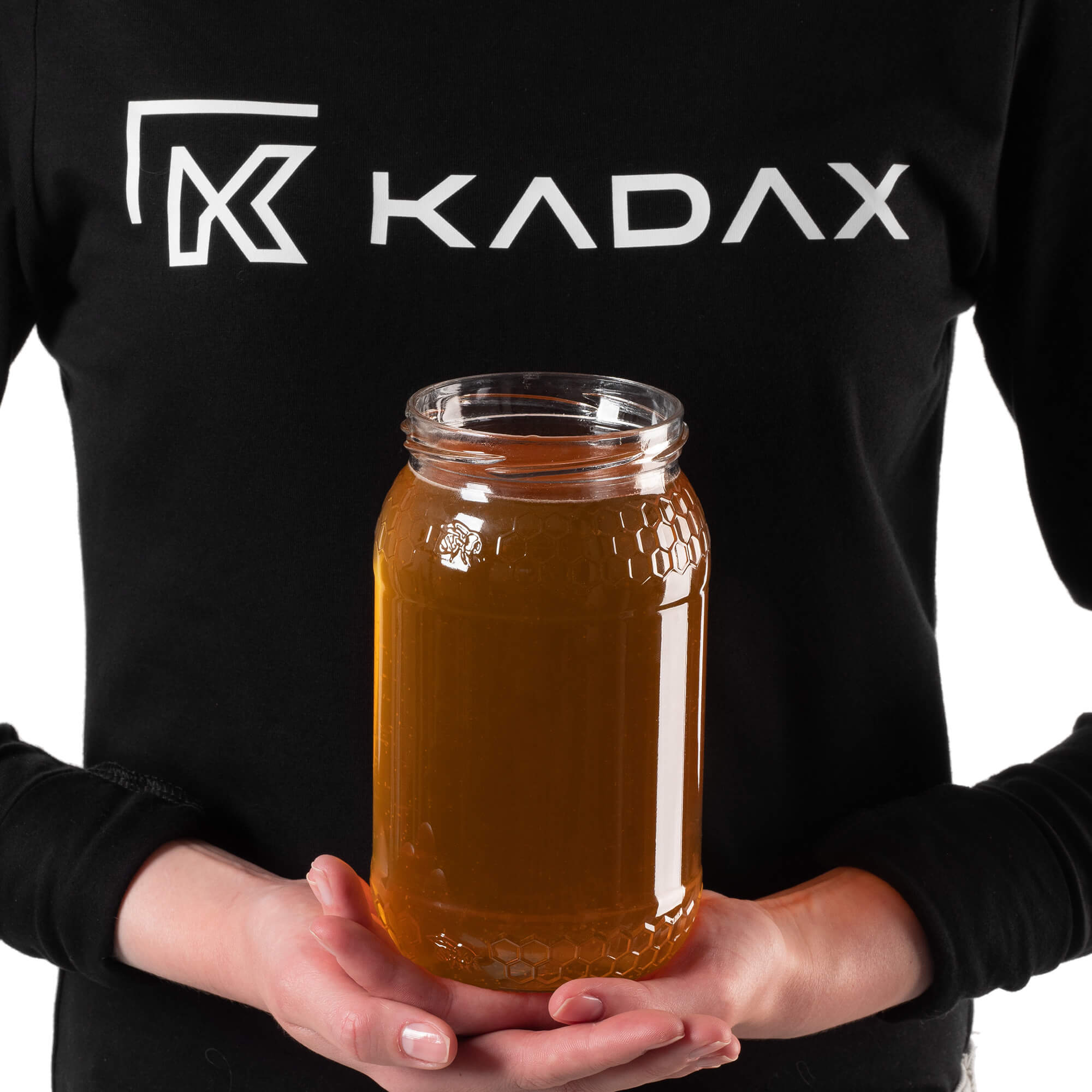 Szklany słój Lierde 900ml fi 82 mm 48 szt. + wieczka zielone