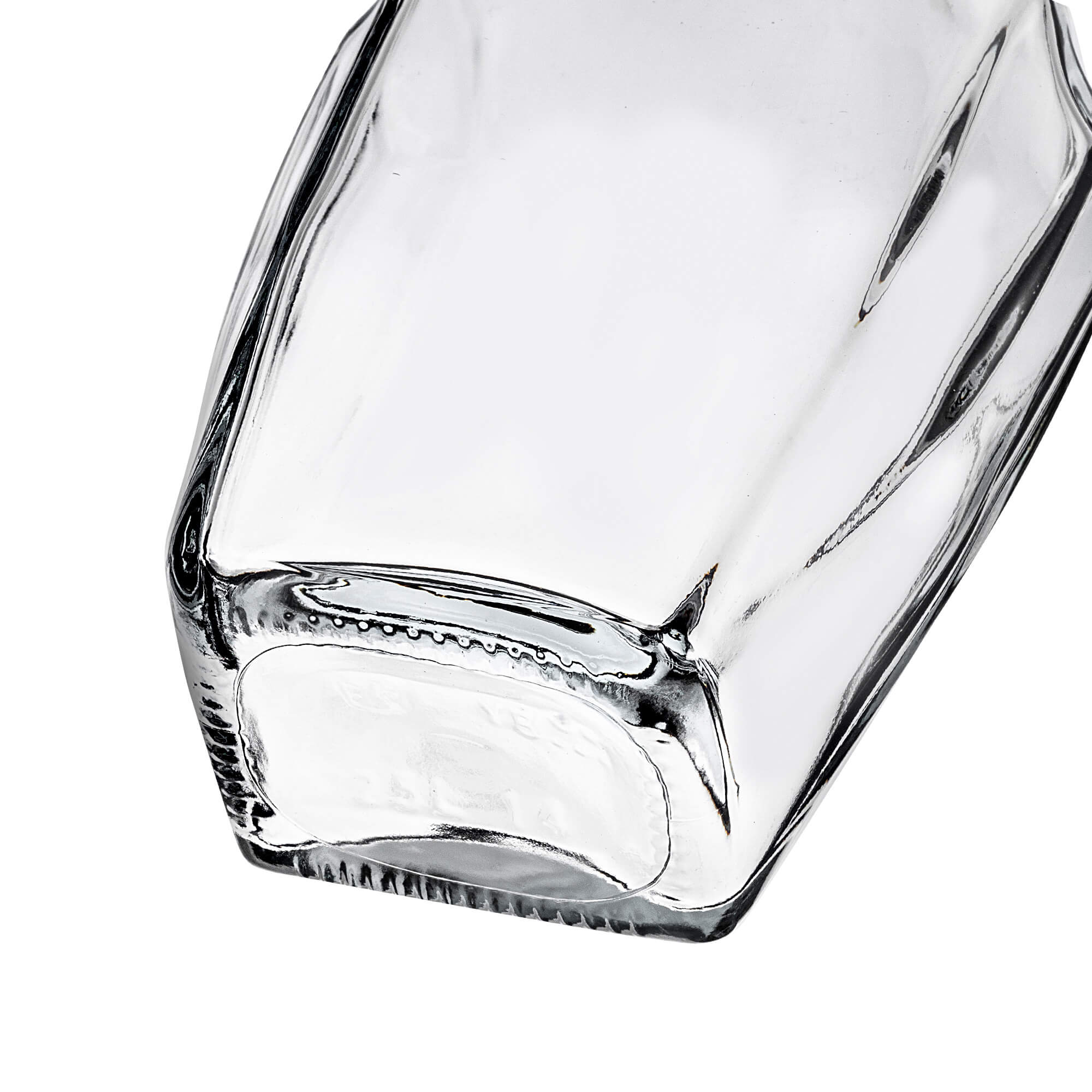 Szklana butelka na nalewkę Faenza 250ml ze złotą zakrętką 1 szt.