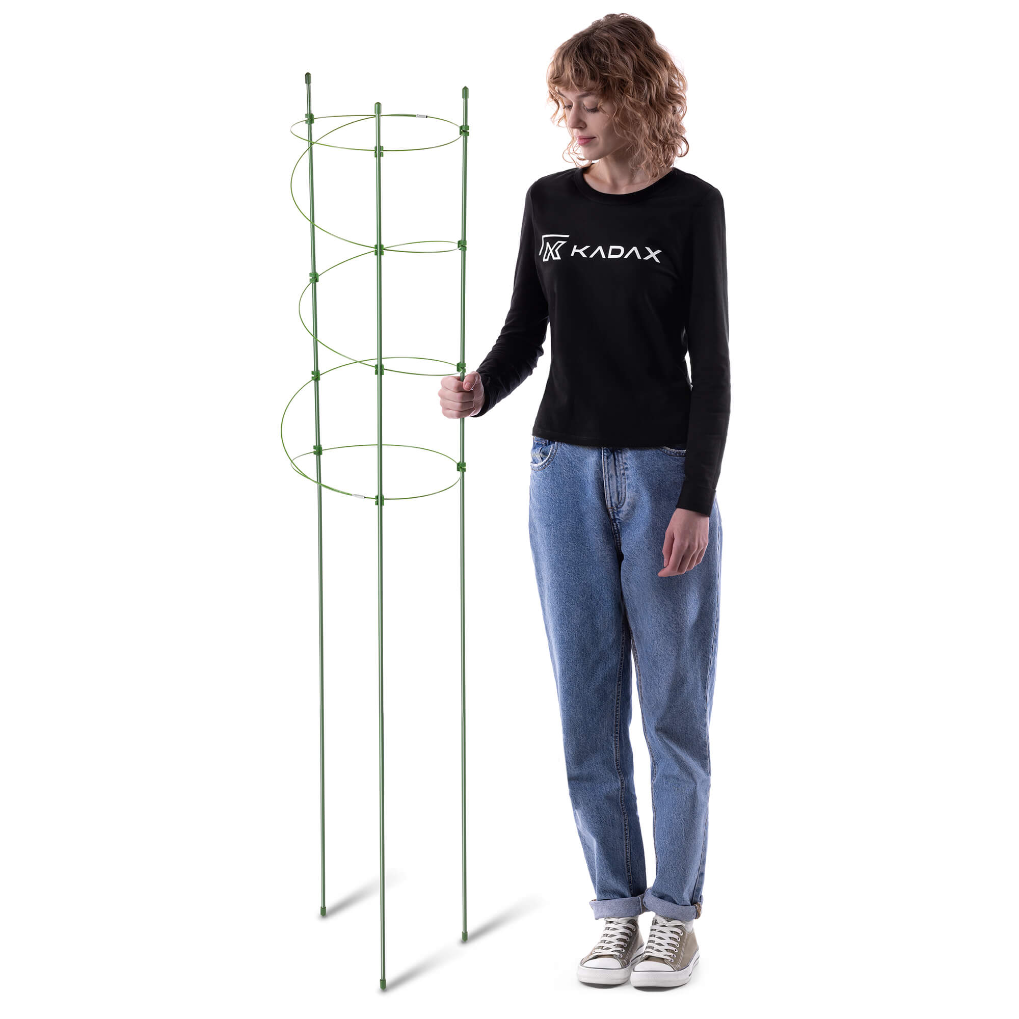 Spiralna podpora do roślin Apremont 150 cm zielona 1 szt.