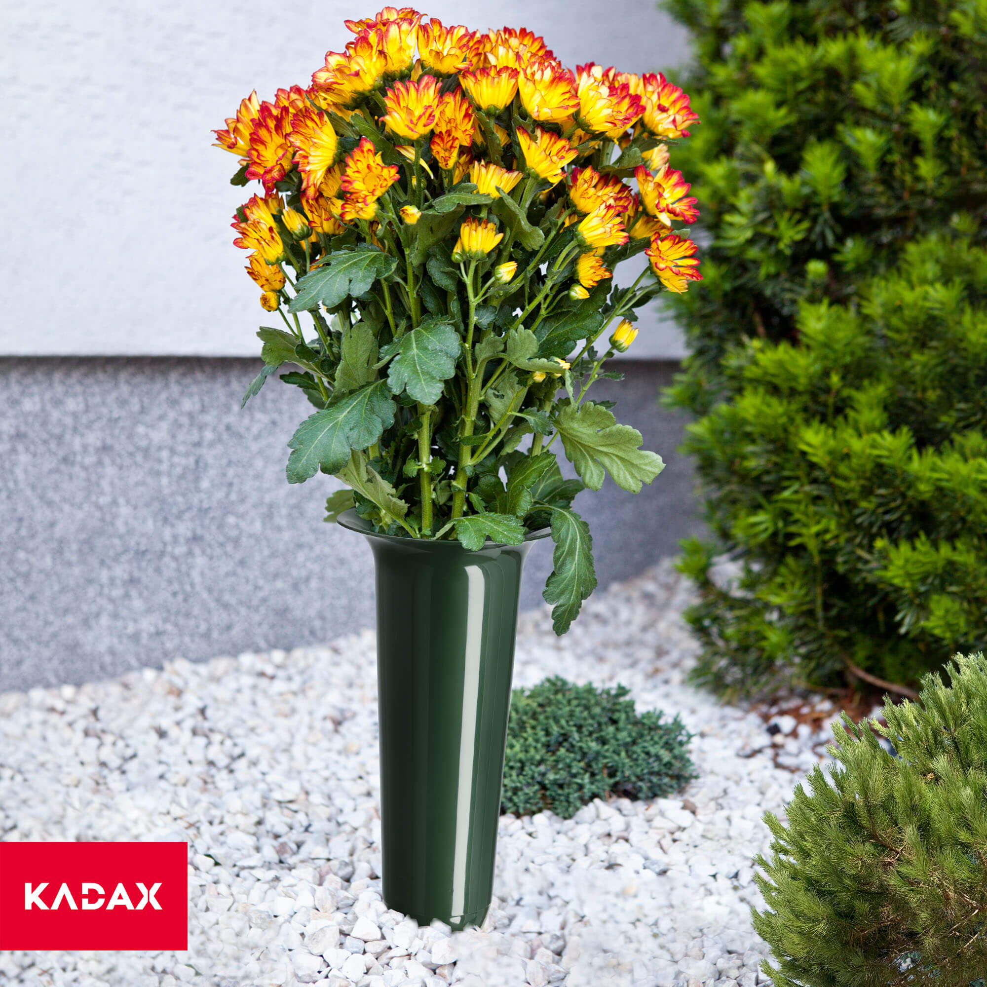Flakon na cmentarz wbijany Latera 22 x 9 cm, zielony