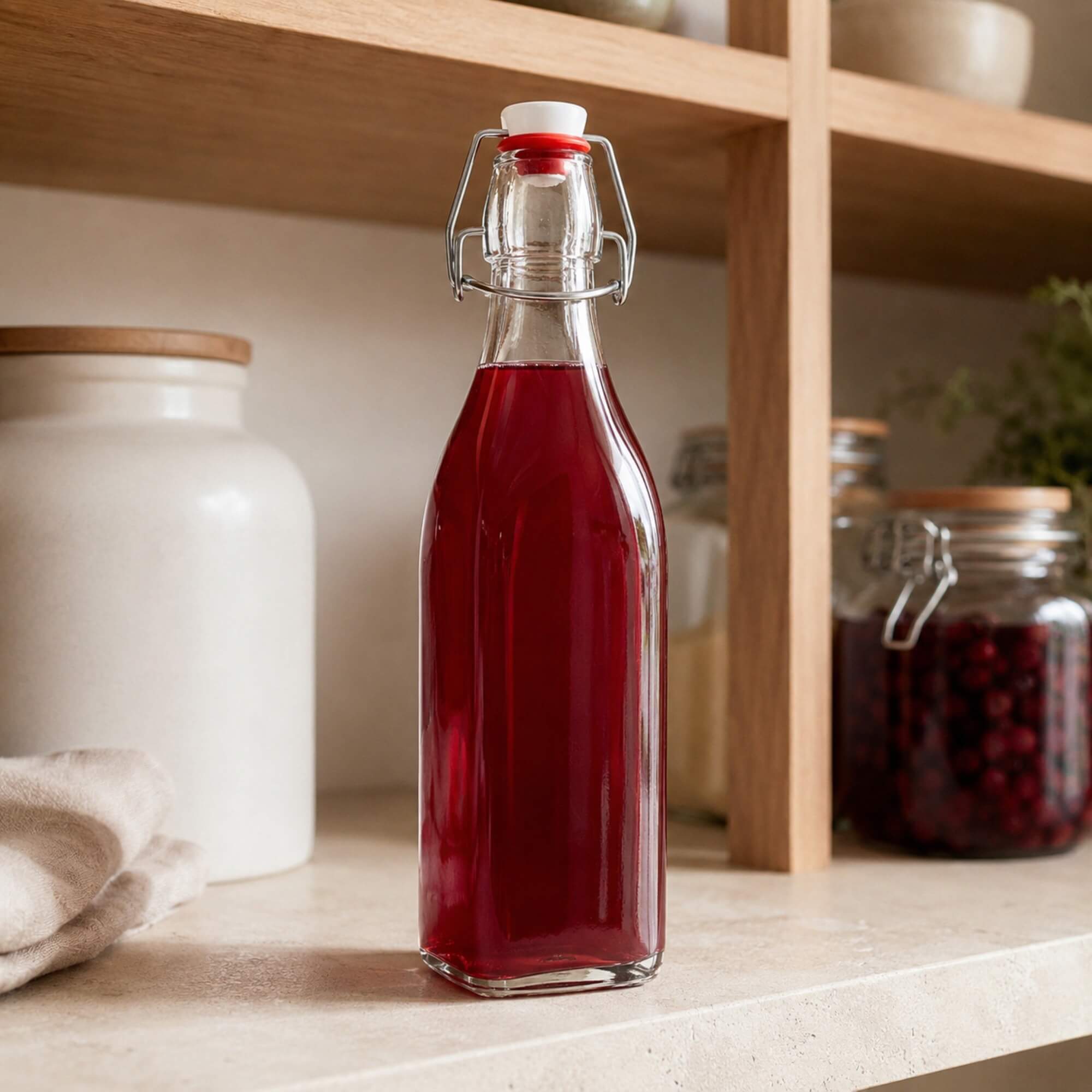 Szklana butelka z korkiem Tore 500 ml
