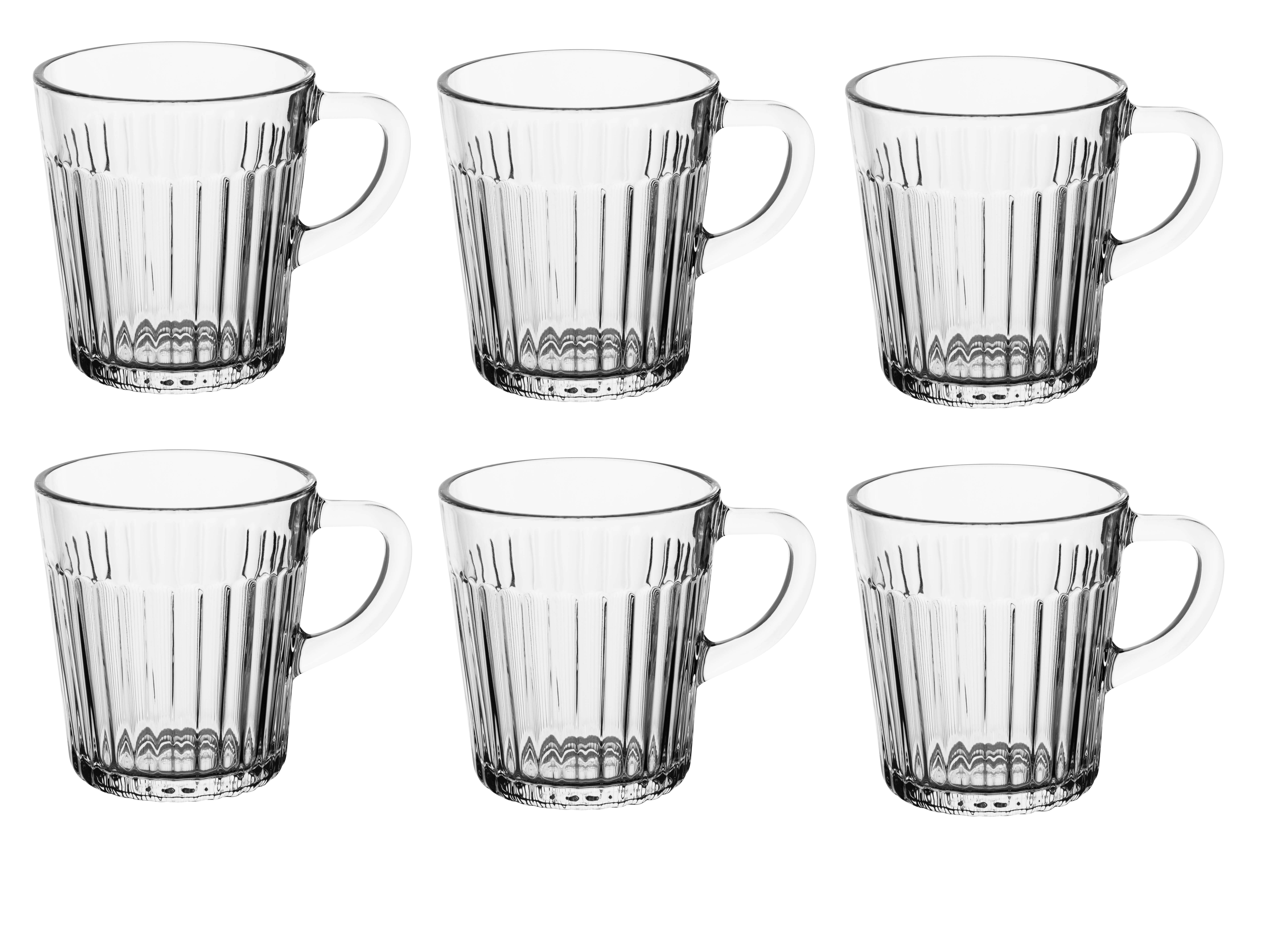 Kubki z uchem do herbaty i kawy Bargano 250 ml, 6 szt.