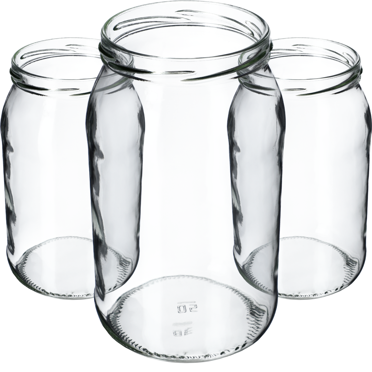 Słoiki na przetwory Simo 900ml fi 82 mm 24szt + wieczko Garden wreath