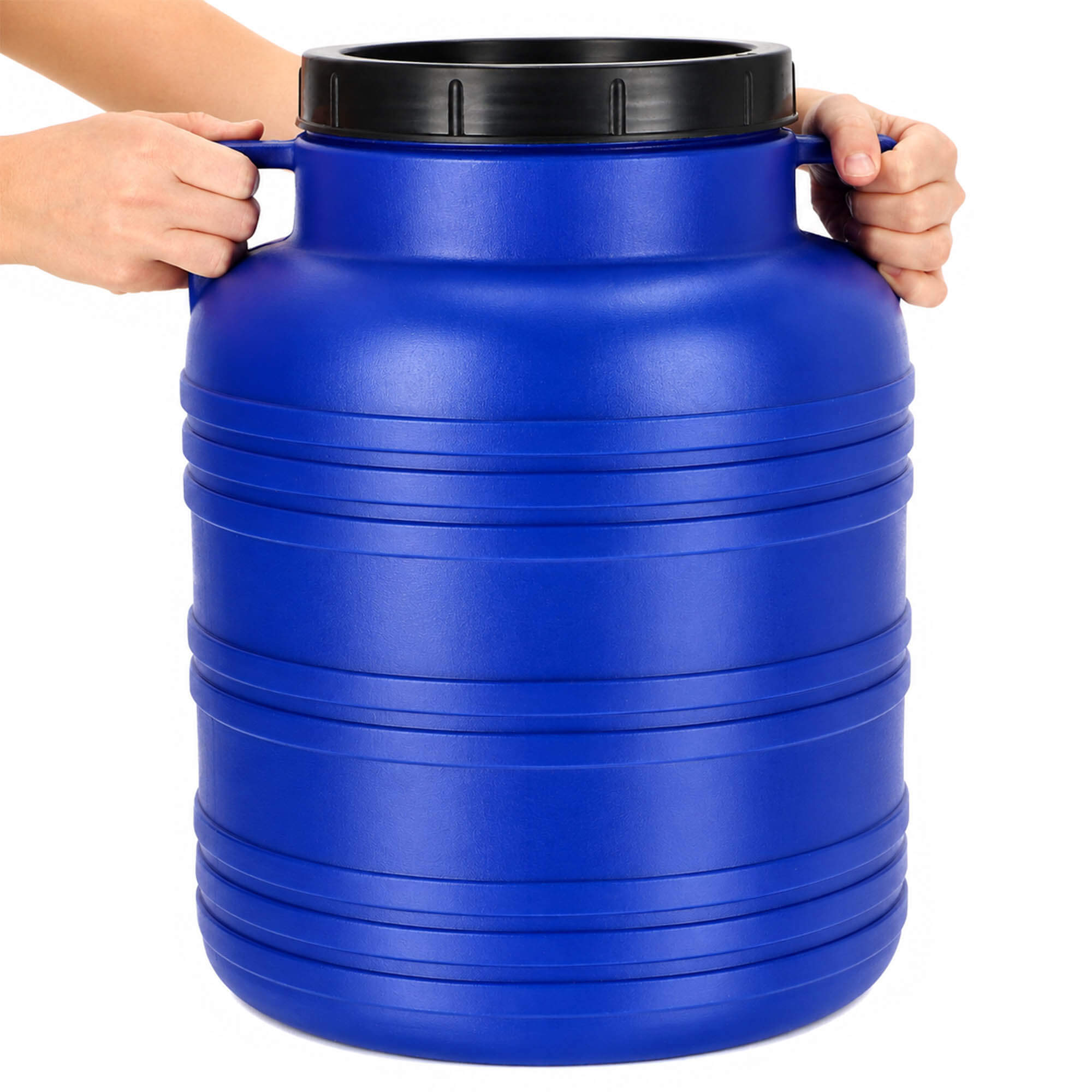 Plastikowa beczka do kiszenia Odda 30L, niebieska