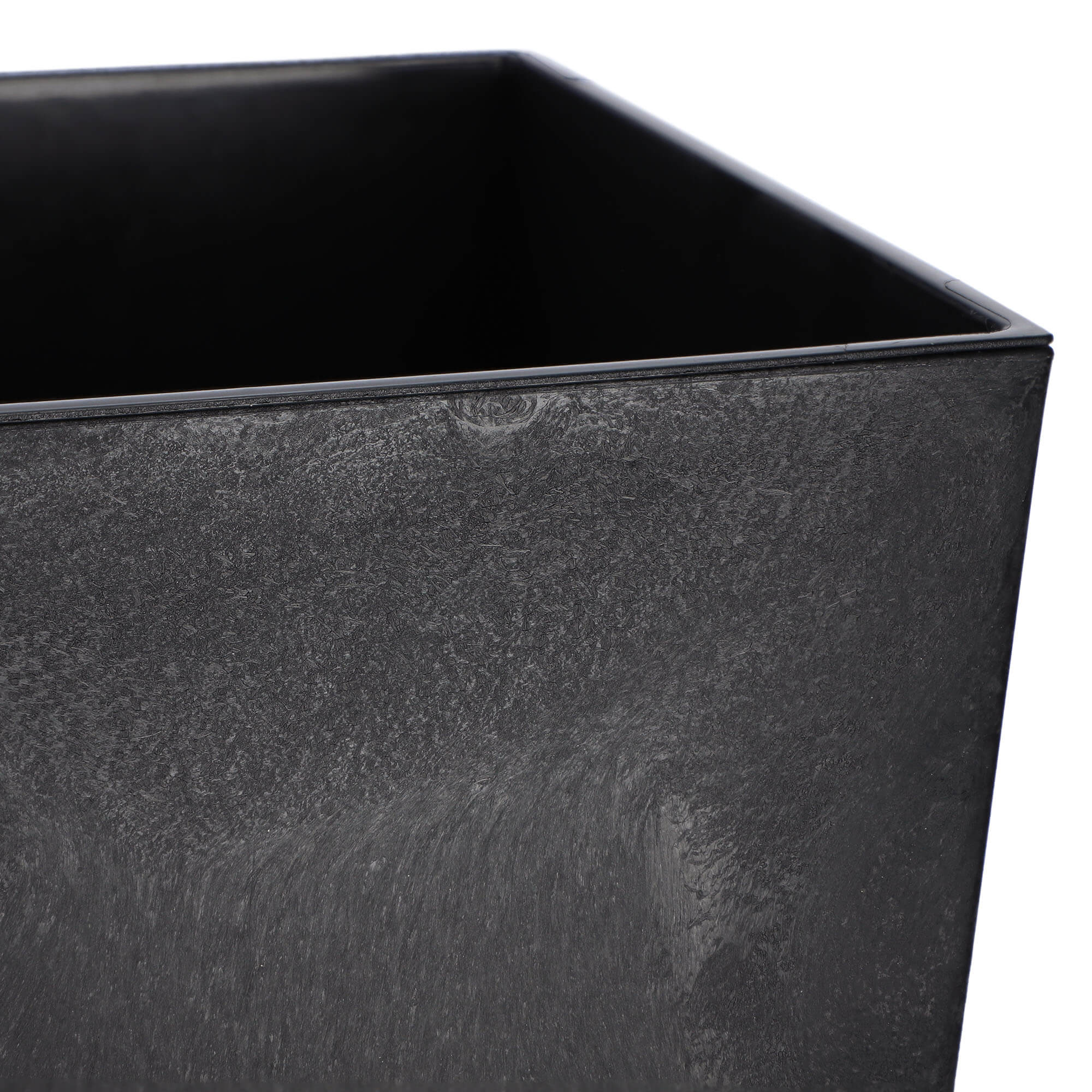 Doniczka z wkładem Tres 30cm czarny beton