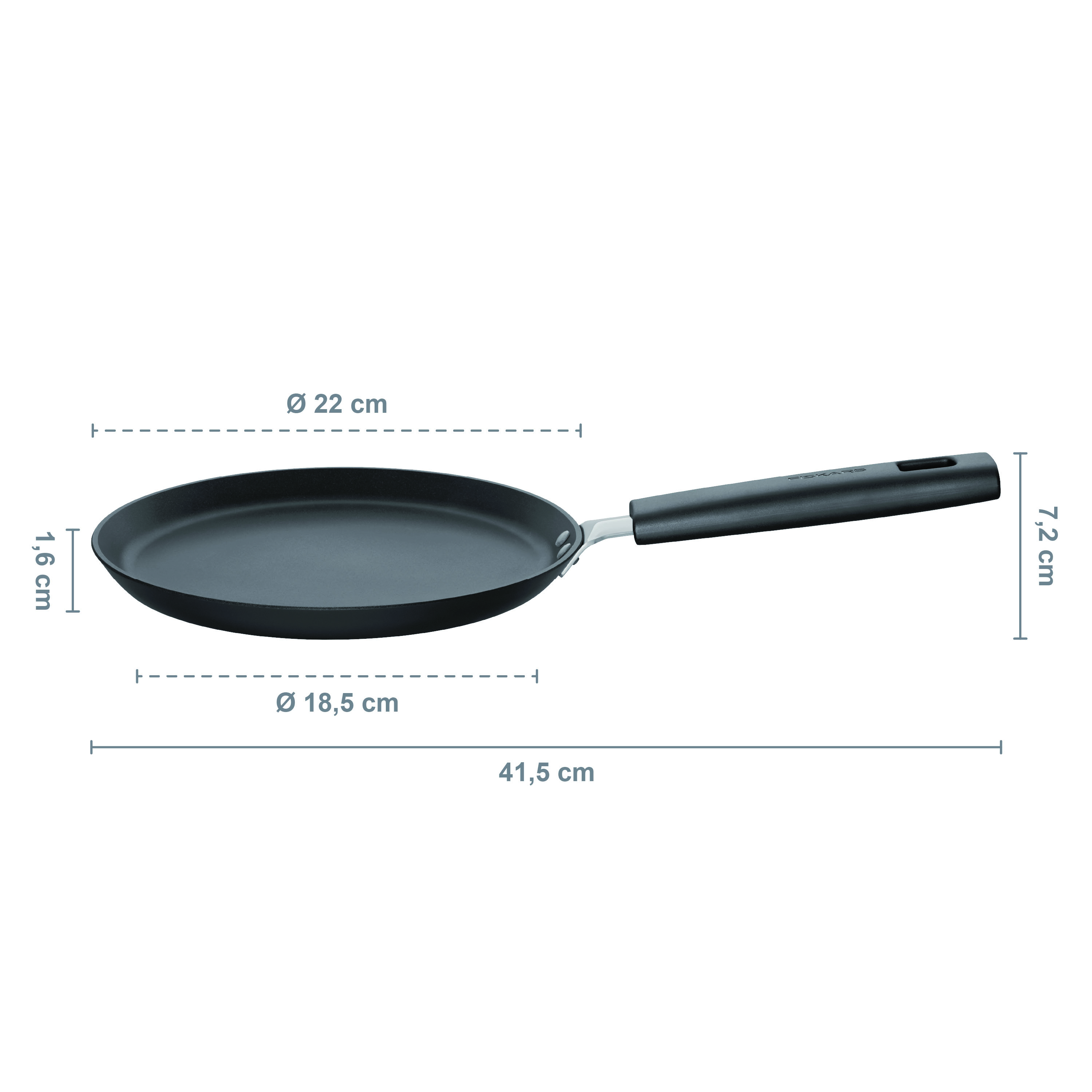 Fiskars 1052229 HF Patelnia do naleśników 22 cm