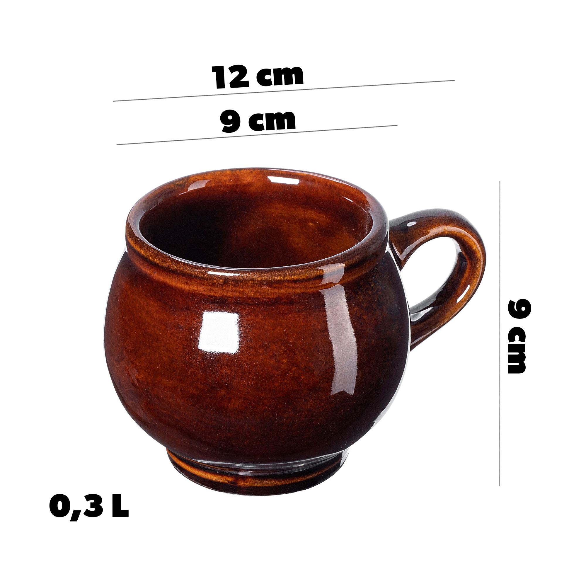Kubek kamionkowy Olympia 0.3L z uchem