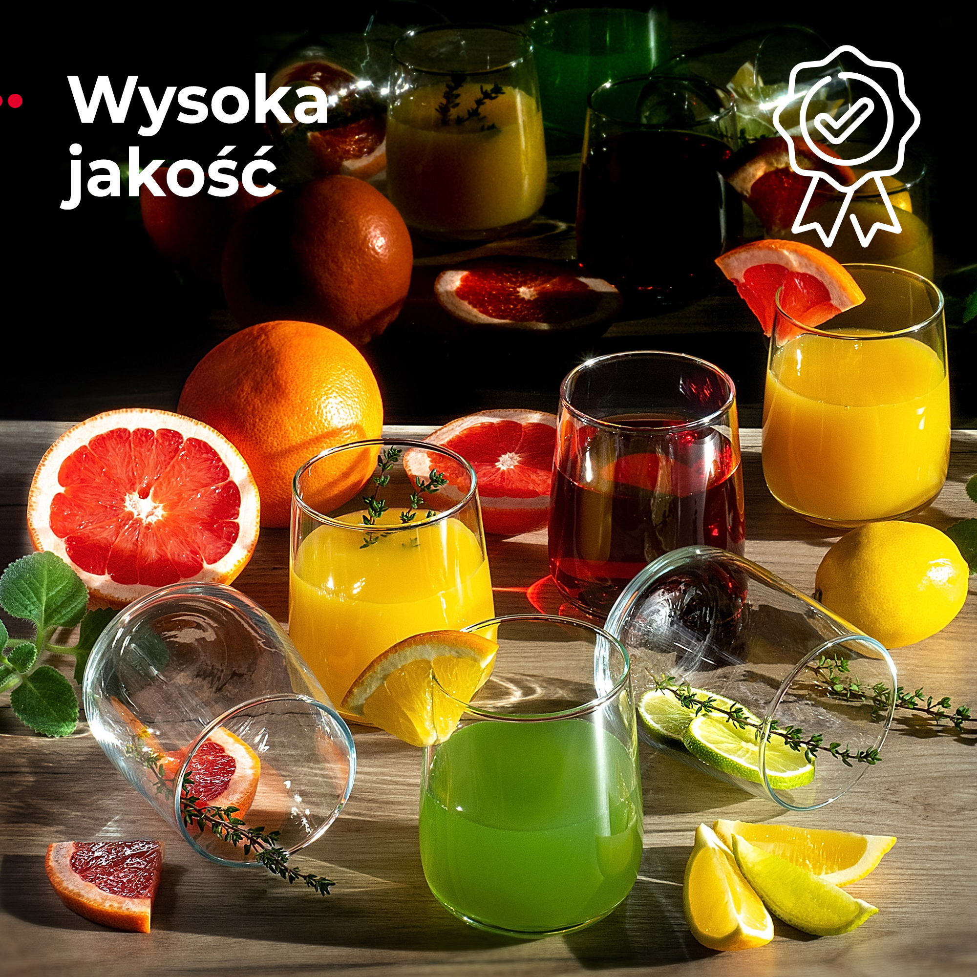 Szklanki do drinków i napojów Alezio 330 ml, 6 szt.