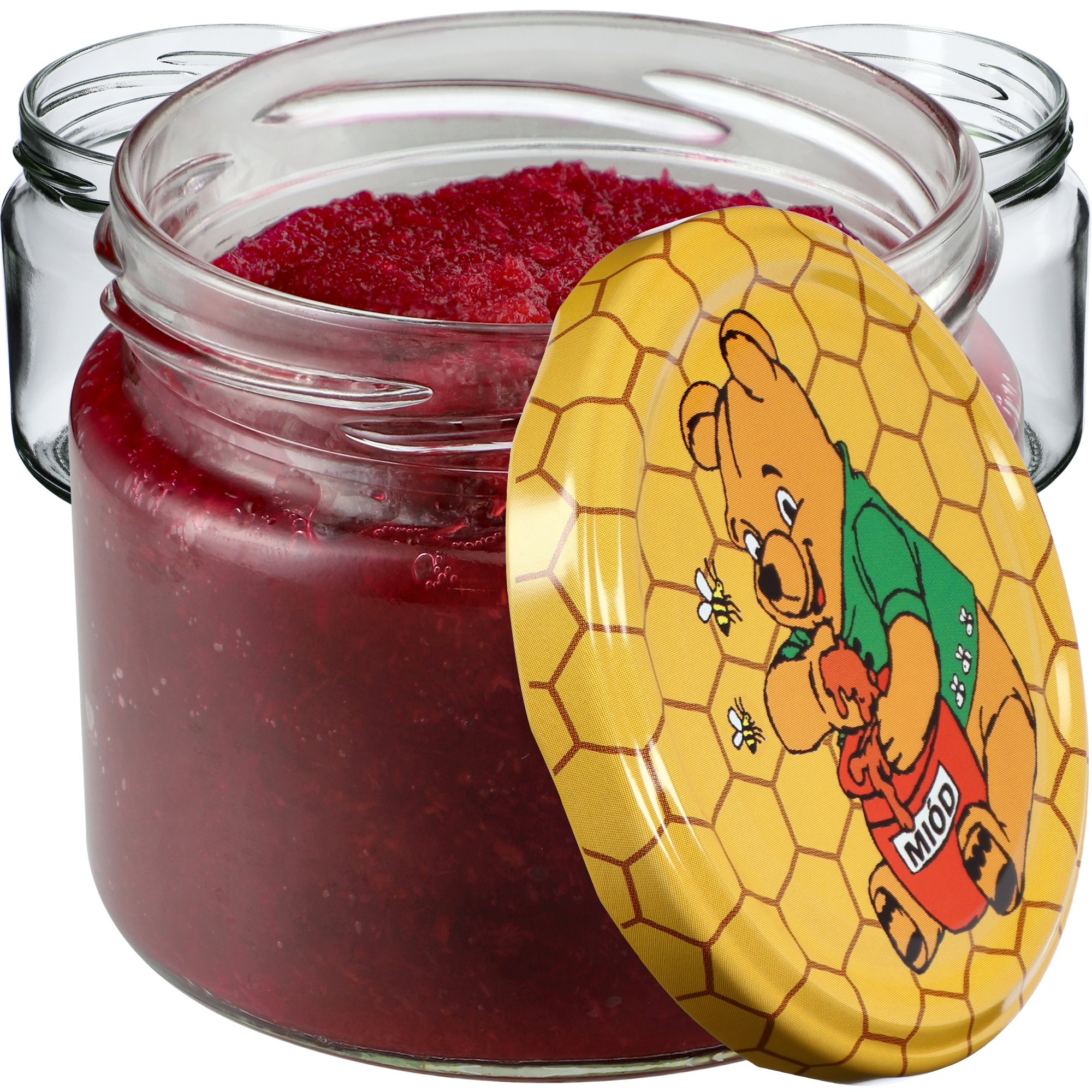 Słoiki Sonka 330ml 50szt fi 82 mm + wieczka "Miód"