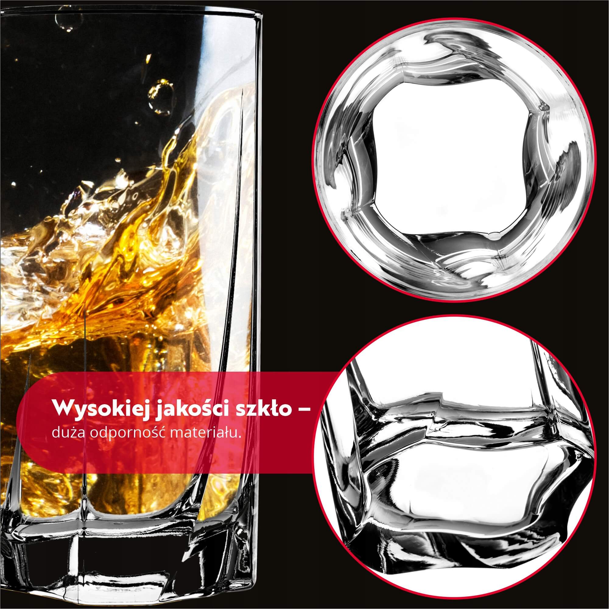 Szklanki do napojów 365 ml 6 szt. + 380 ml, 6 szt.