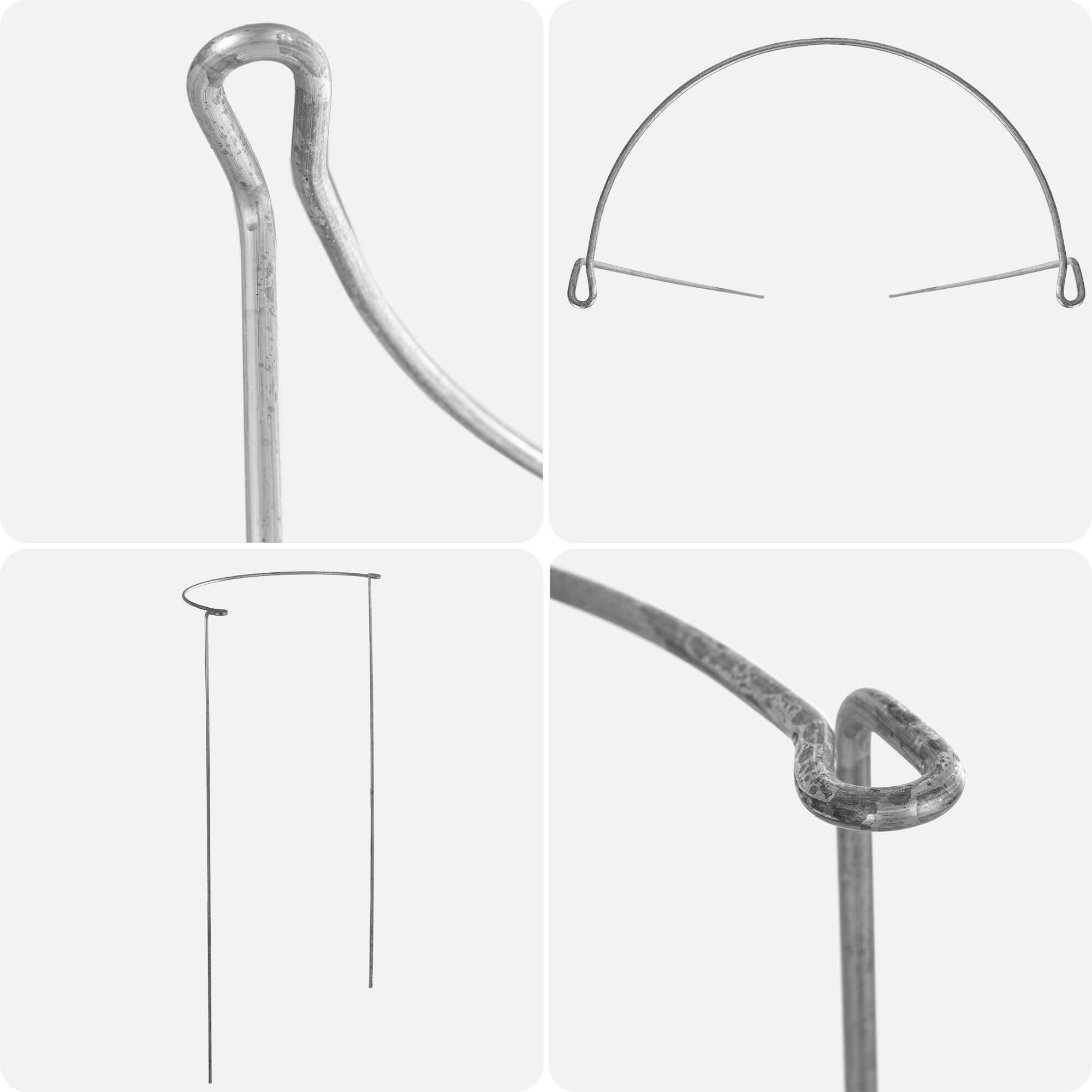 Podpora do roślin metalowa 100 x 41 cm