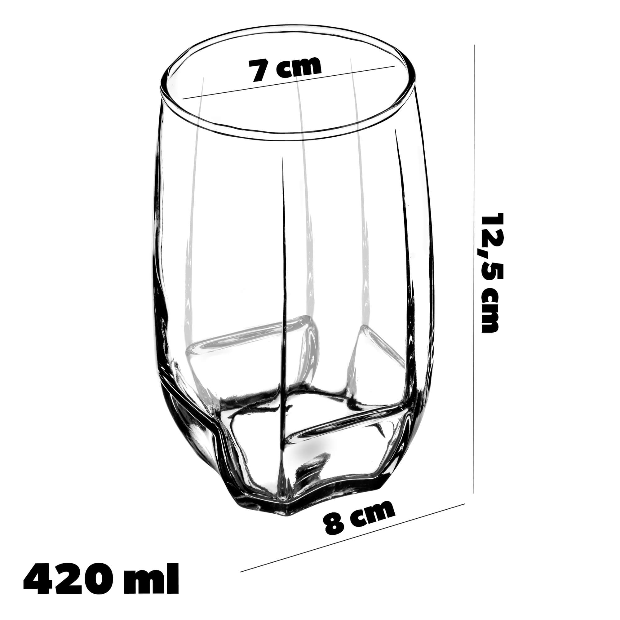 Szklanki do napojów i drinków Asti 420 ml, 6 szt.