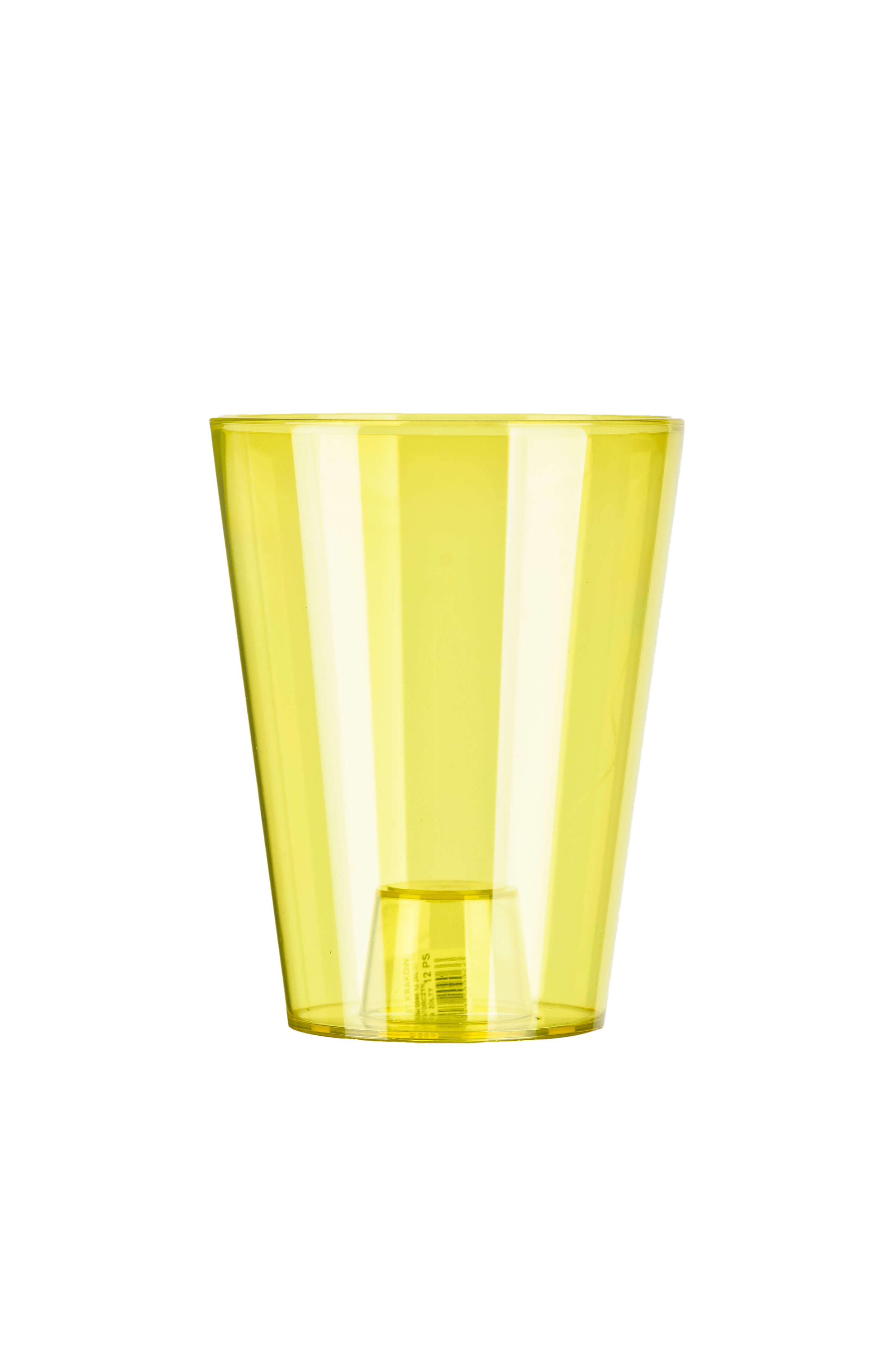 Doniczka okrągła Menfi 12 cm, żółta