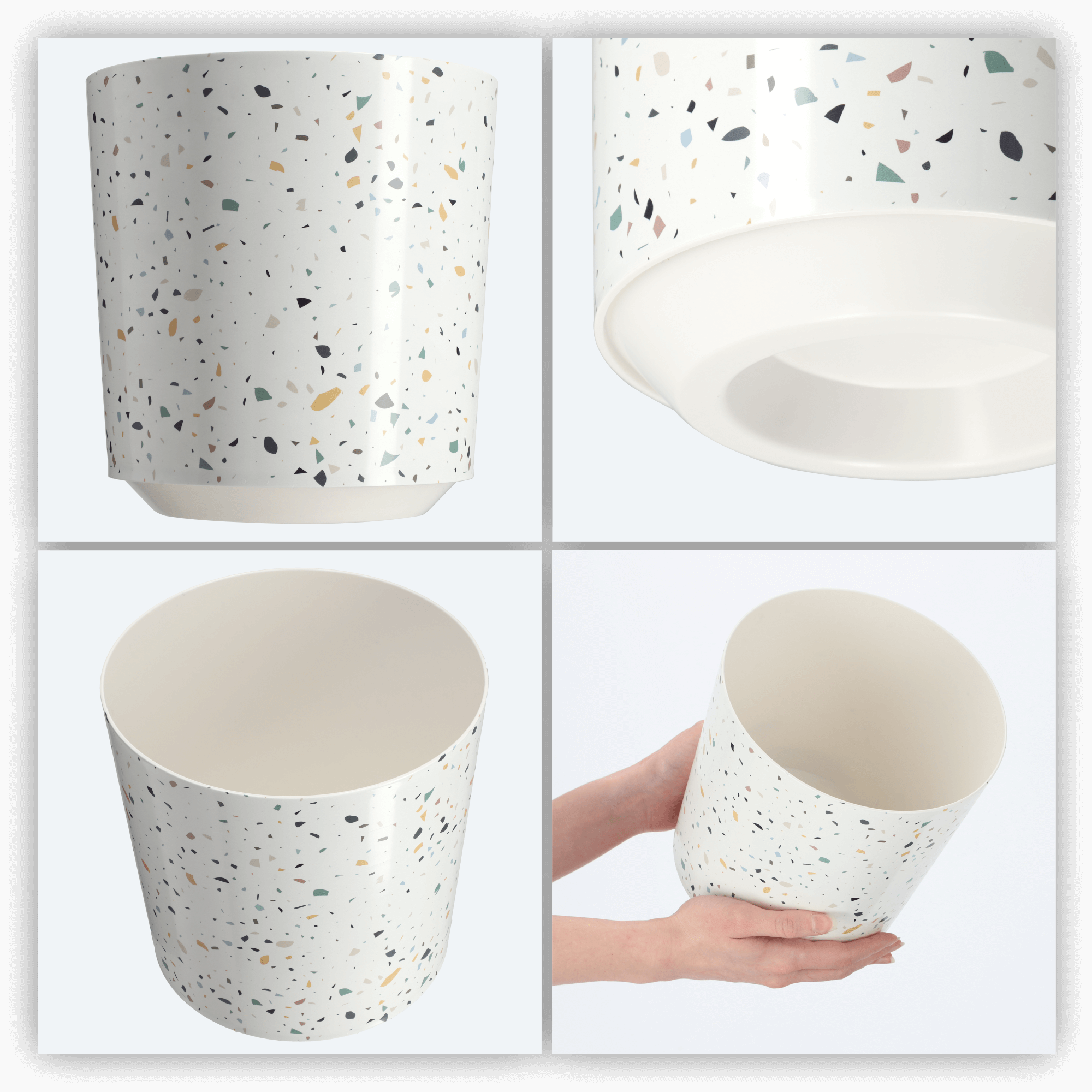Osłonka na doniczkę Belvi 19 cm, wielokolorowa