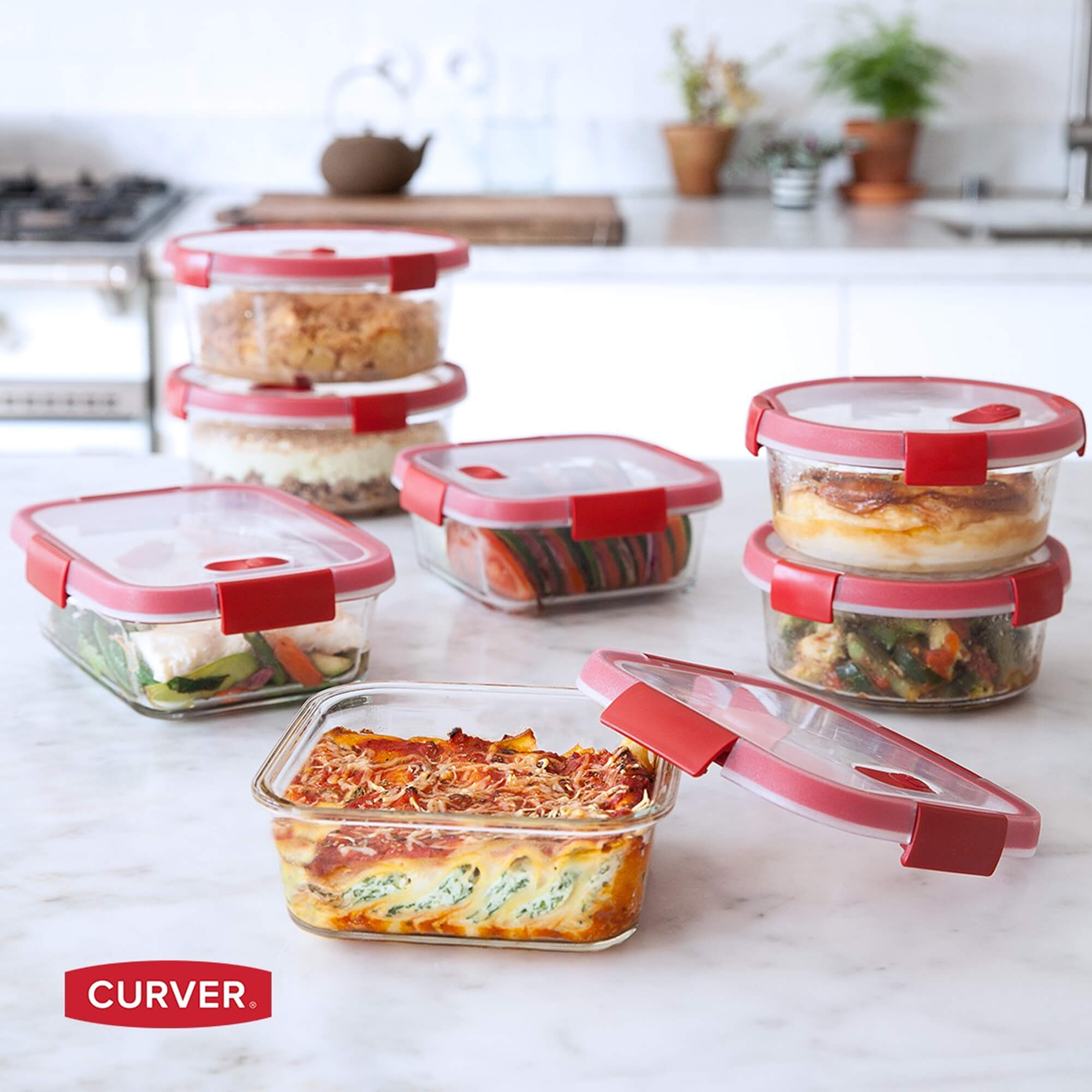 Pojemnik żaroodporny z pokrywką Curver Smart Cook 2.5L