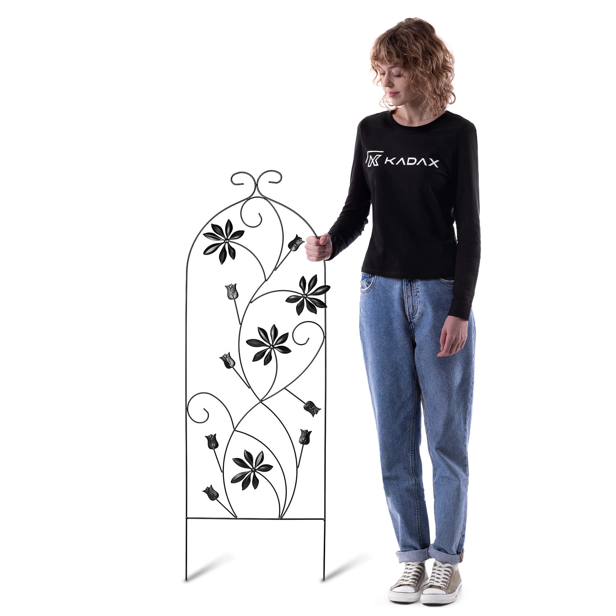 Podpora ogrodowa Unverre 120 x 40 cm liście 1 szt.