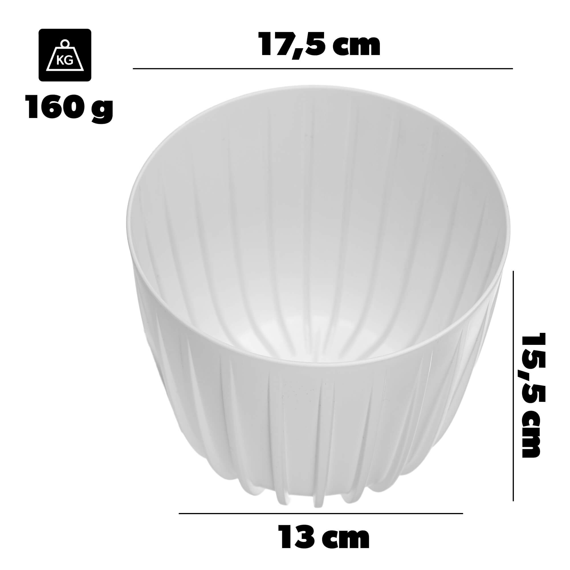 Osłonka Costa 17.5 cm biała