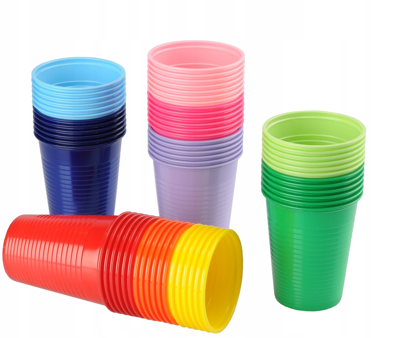 Kubki jednorazowe Ravi 200 ml 6 szt, różowe