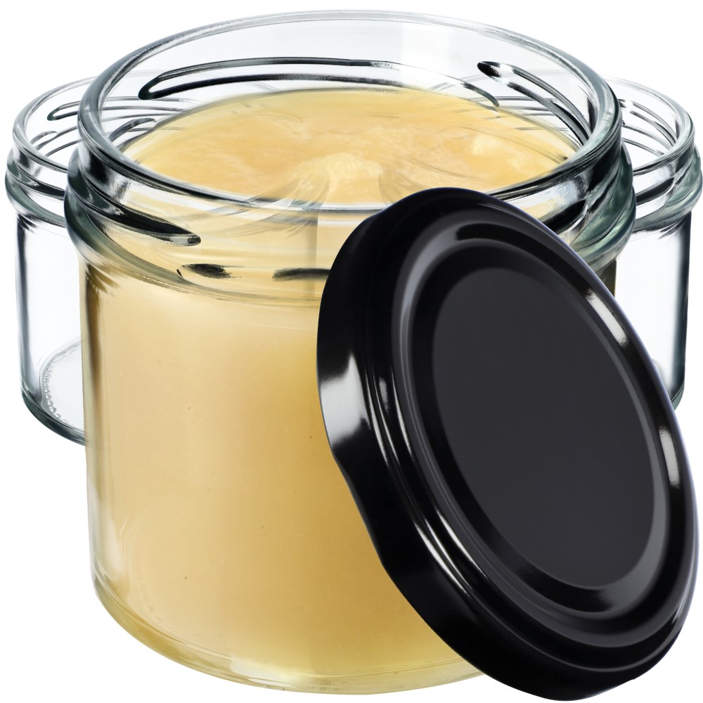 Słoiki Vigo 140ml 50szt fi 66 mm + wieczko czarne