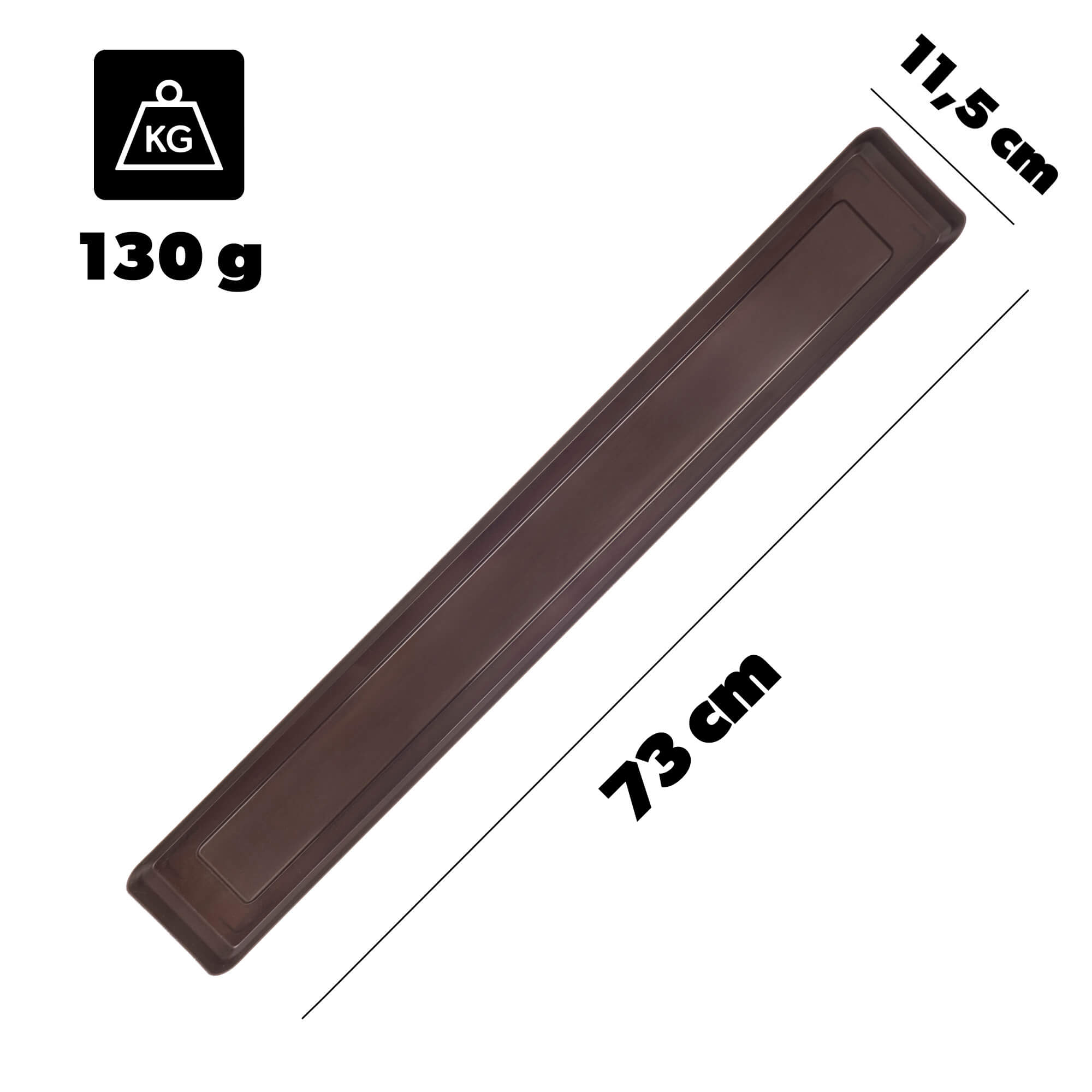 Podstawka pod skrzynkę Paulin 80cm mokka