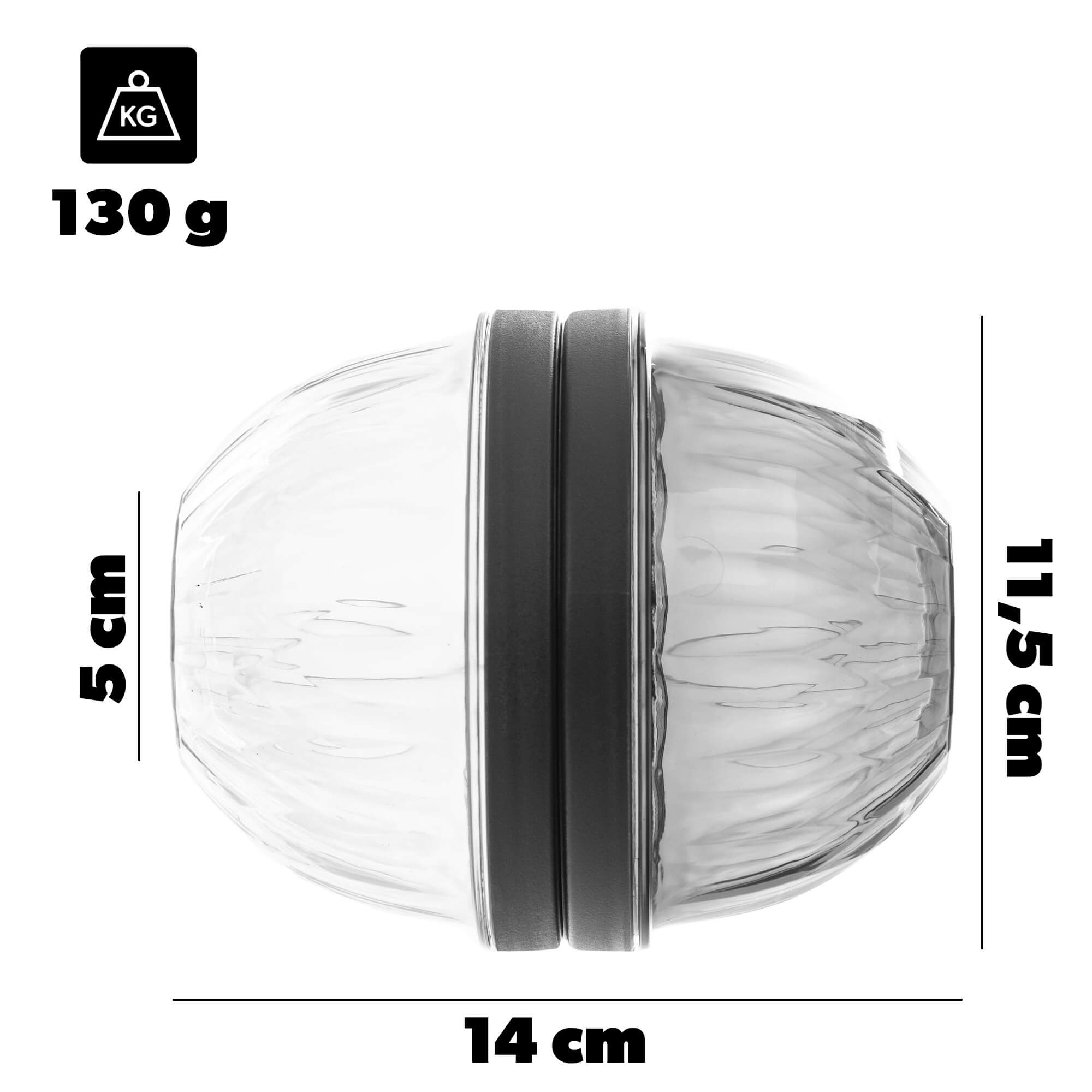 Pojemnik na musli Montale 700 ml szary