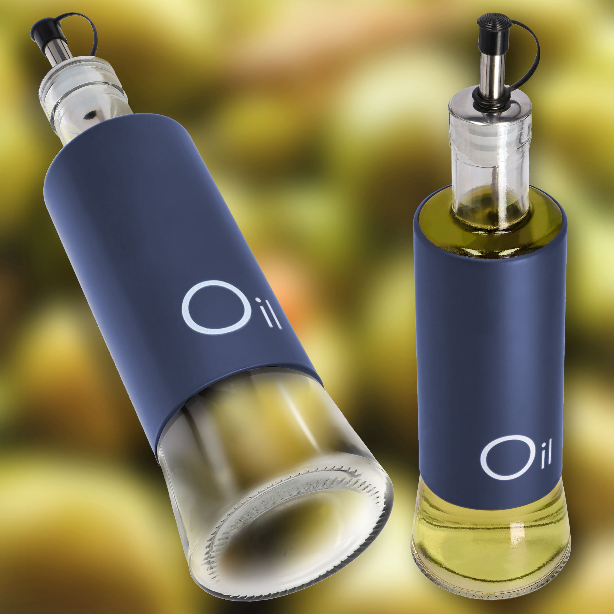 Dozownik na oliwę Lerin 280 ml, grantowy