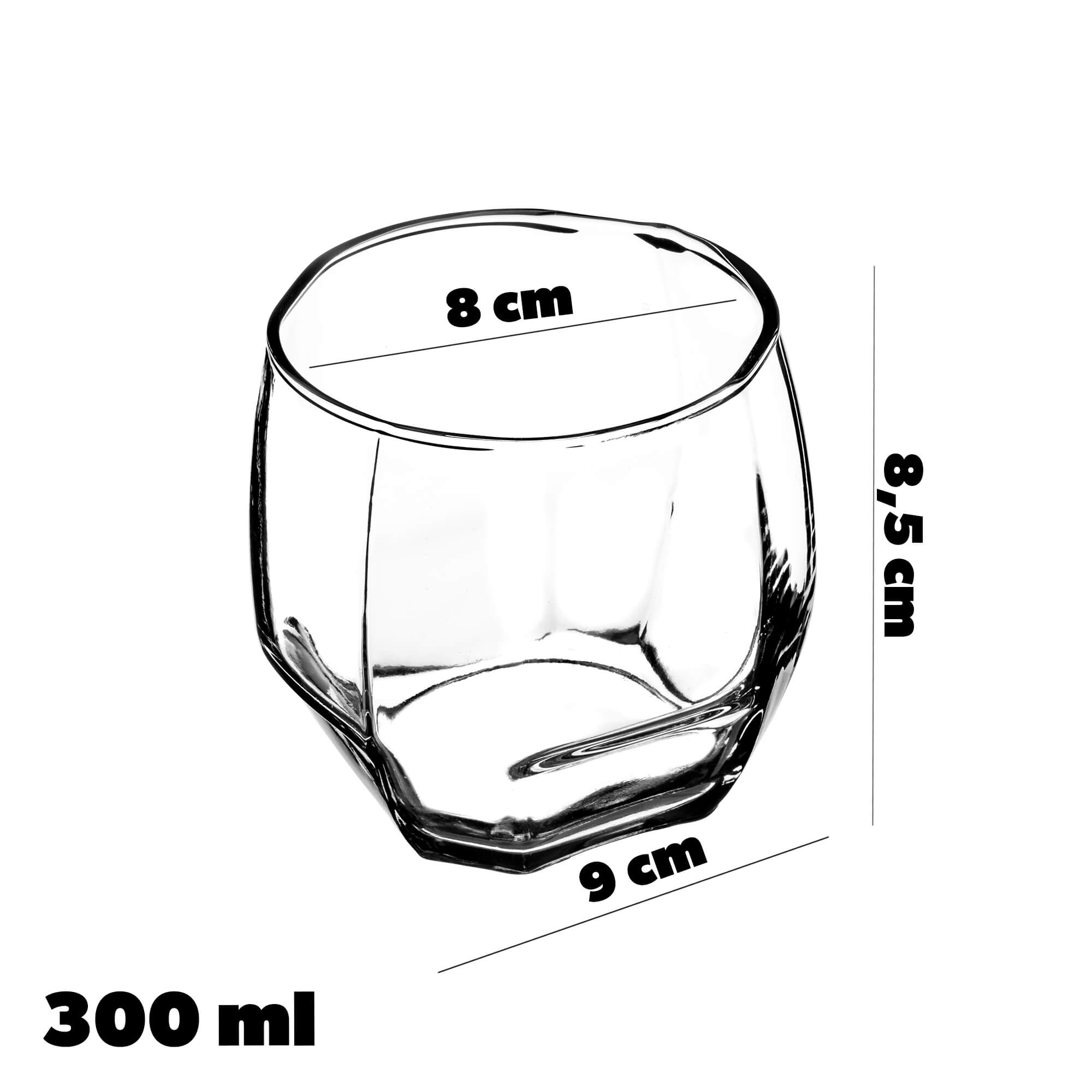Szklanki do drinków i napojów Asti 300 ml, 4 szt.