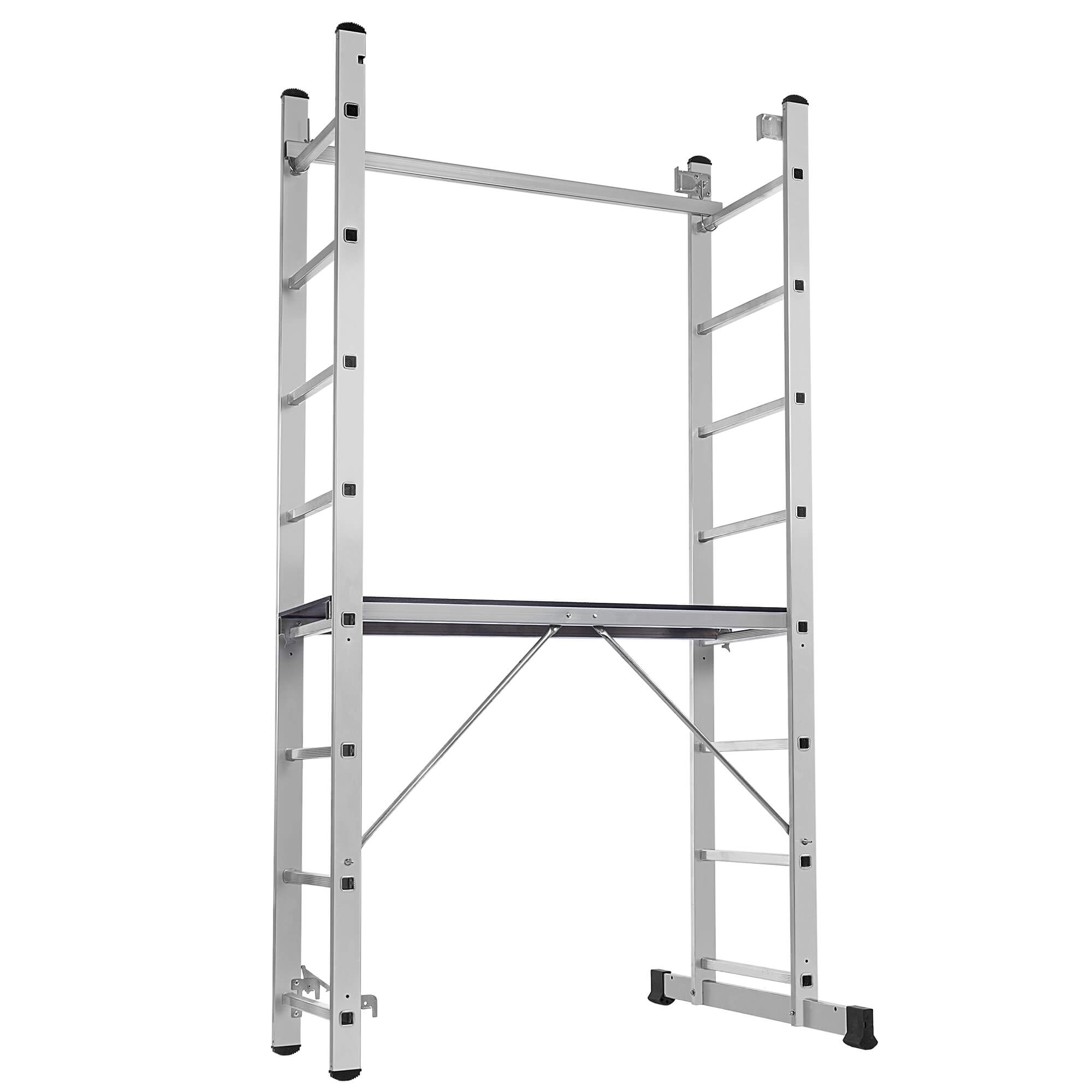 Aluminiowe rusztowanie drabinowe Vadans 370 cm